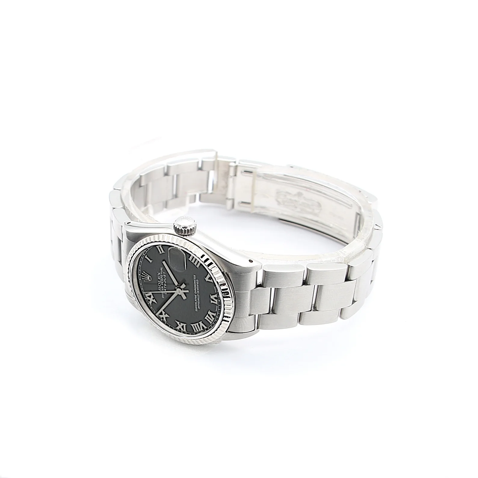 Rolex Datejust ref. 68274 Black Roman Dial - Oyster bracelet - Full Set - Image 5