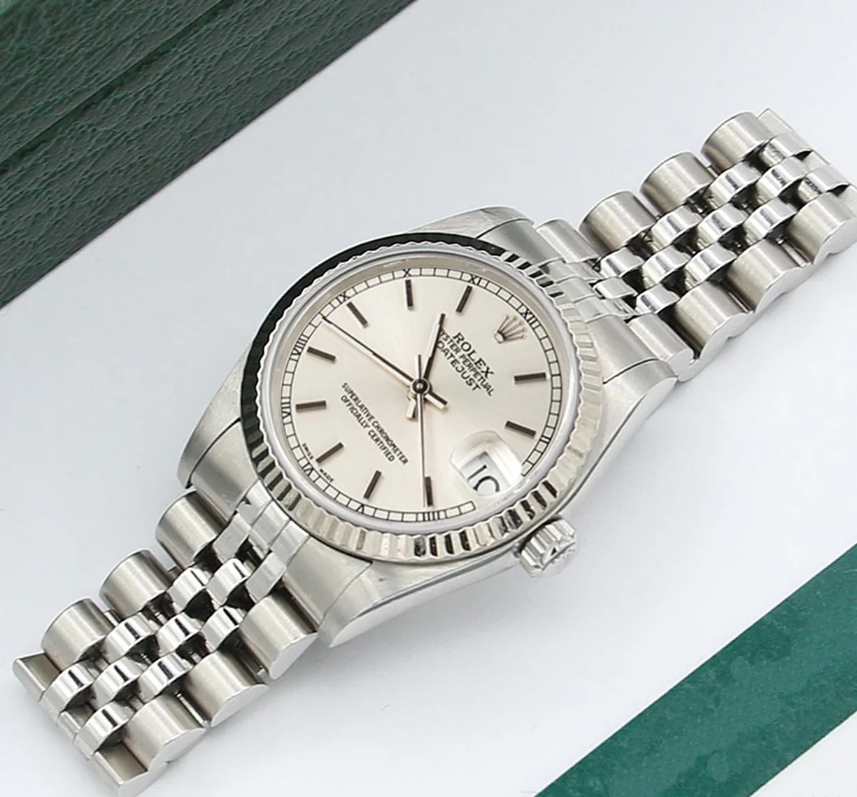 Rolex Datejust ref. 68274 Silver Dial - Jubilee bracelet - Full Set - Image 3