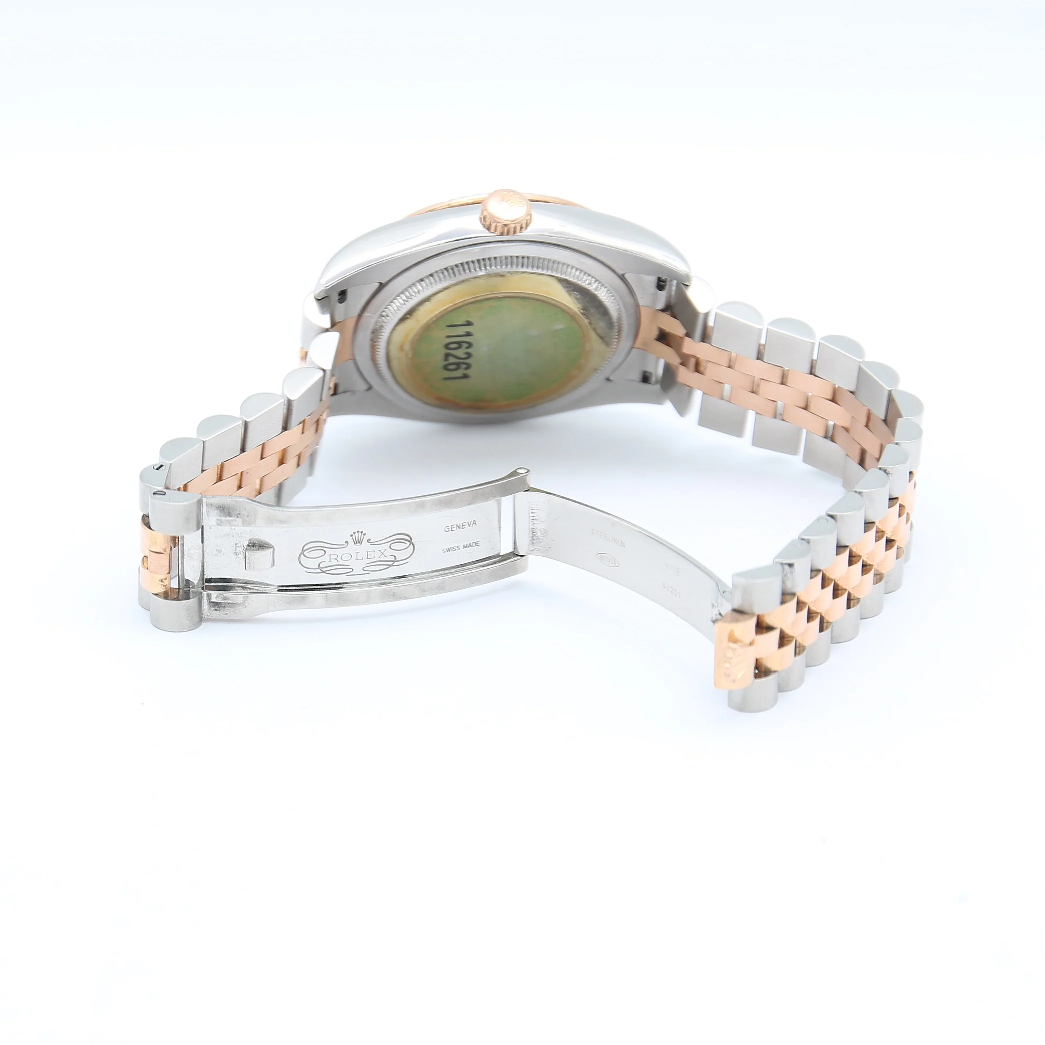 Rolex Datejust Turn-O-Graph ref. 116261 - Rose gold/Steel - Jubilee - Image 14