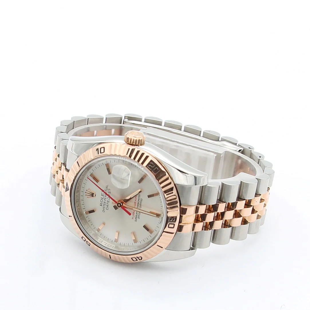 Rolex Datejust Turn-O-Graph ref. 116261 - Rose gold/Steel - Jubilee - Image 7