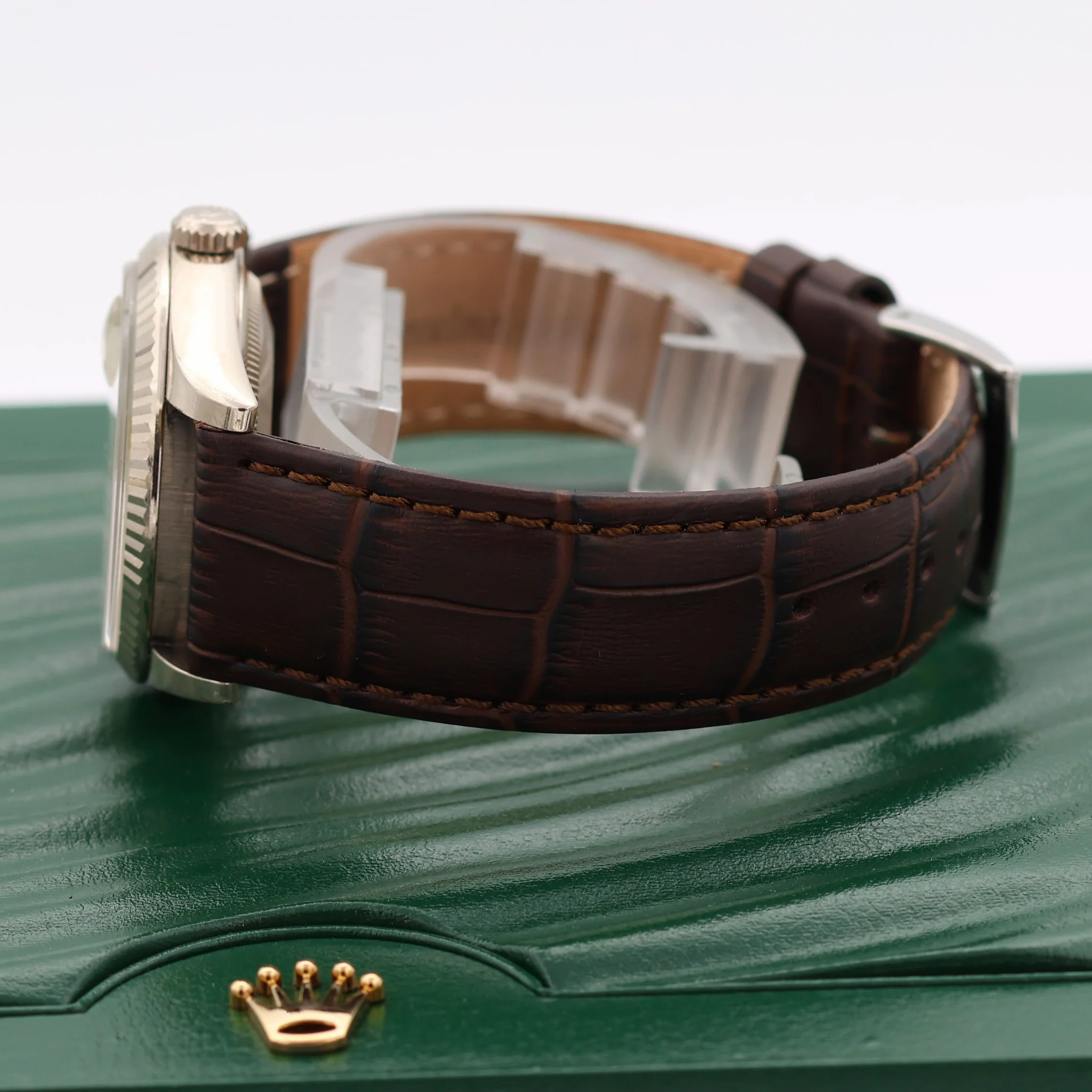 Rolex Day-Date 36 ref. 118239 Diamonds dial - Leather - Full Set - Image 11