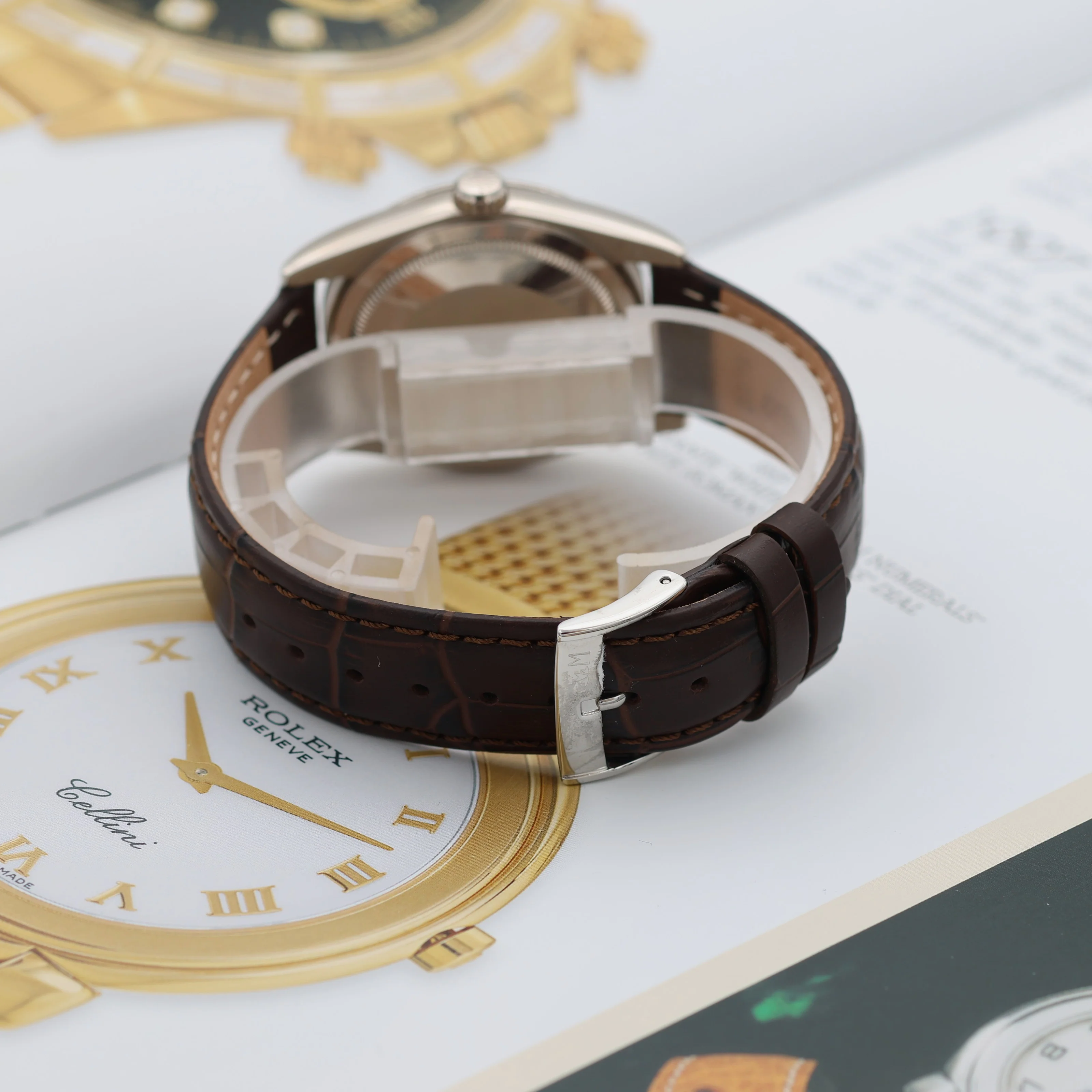 Rolex Day-Date 36 ref. 118239 Diamonds dial - Leather - Full Set - Image 16