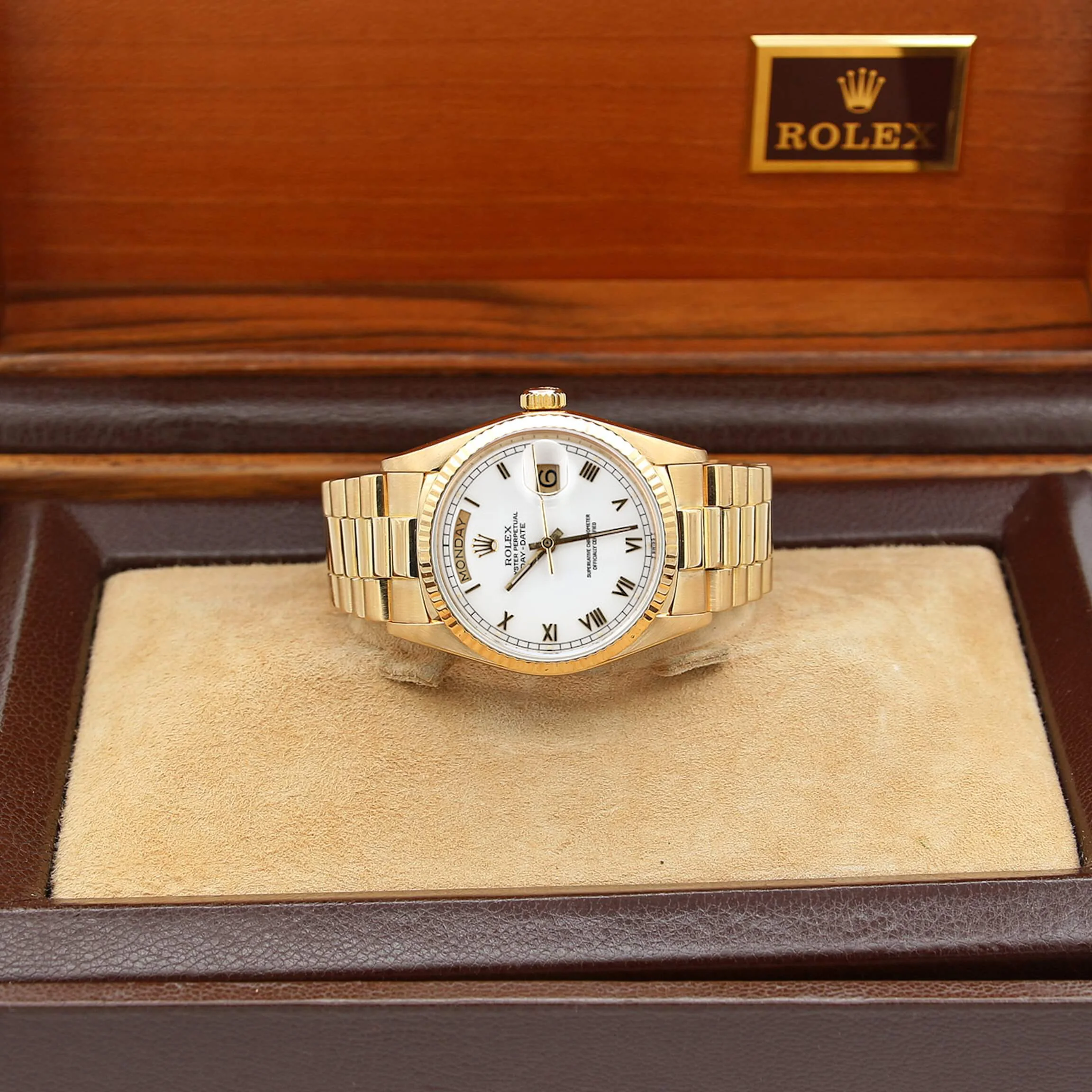 Rolex Day-Date 36 ref. 18038 - White Roman dial - Image 3