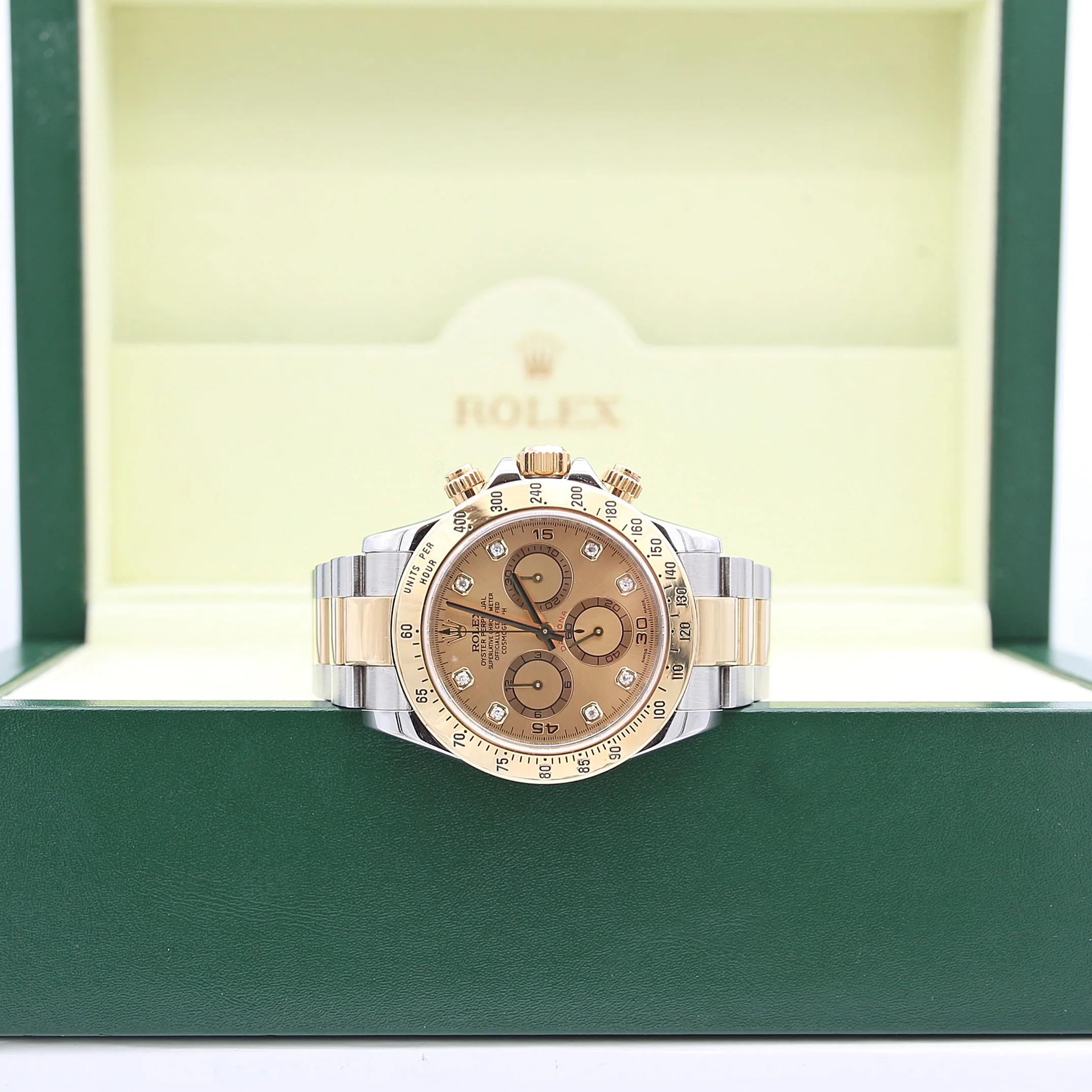 Rolex Daytona 116523 - Champagne Diamonds Dial - Full Set - Image 5