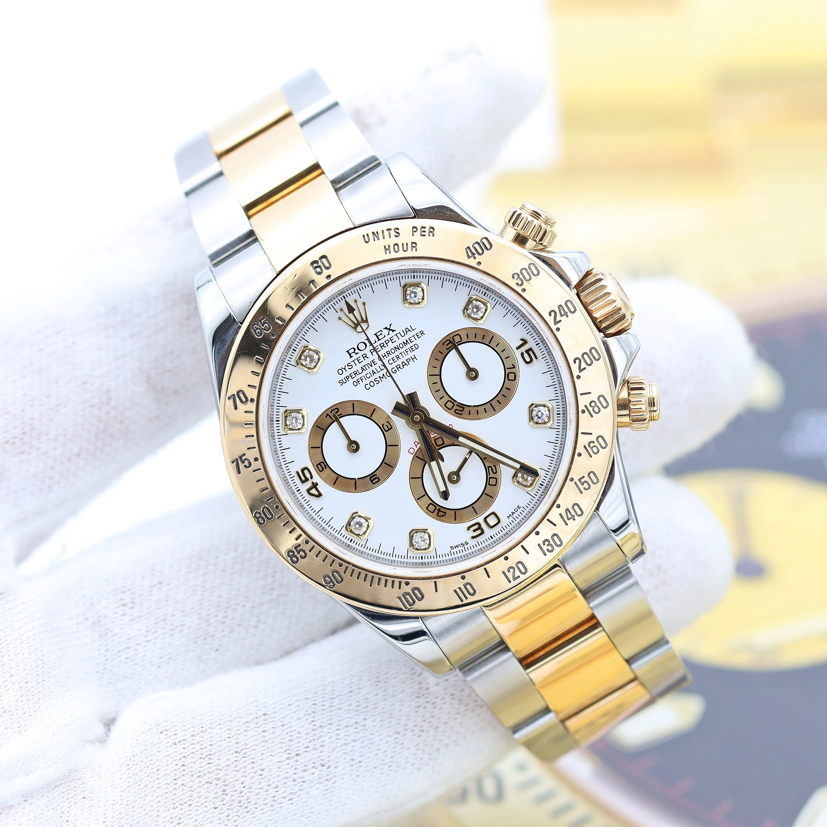 Rolex Daytona 116523 - White Diamonds Dial - Full Set - Image 6
