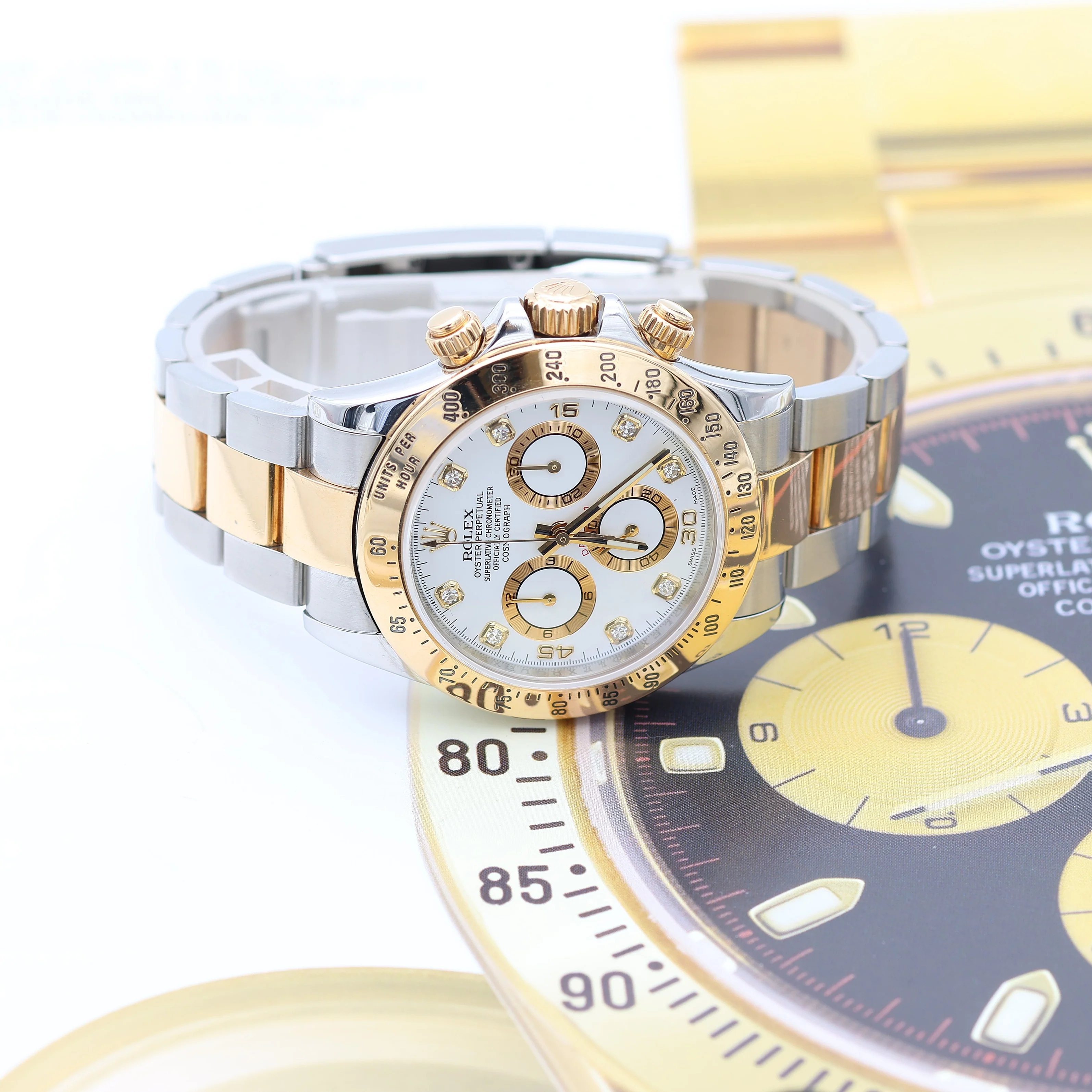 Rolex Daytona 116523 - White Diamonds Dial - Full Set - Image 8