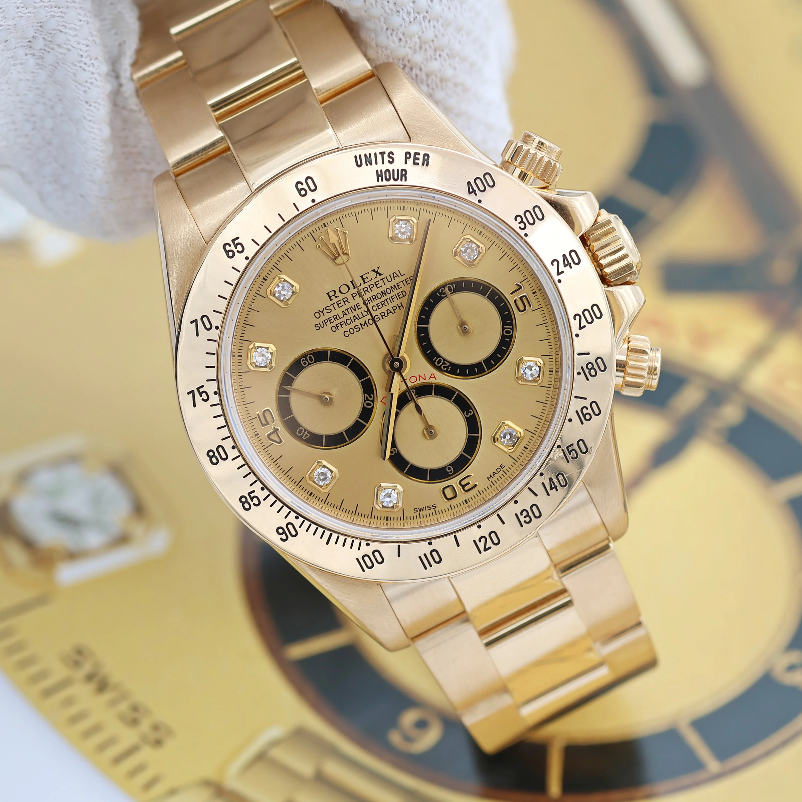 Rolex Daytona 16528 - Champagne Diamonds Dial - Image 6