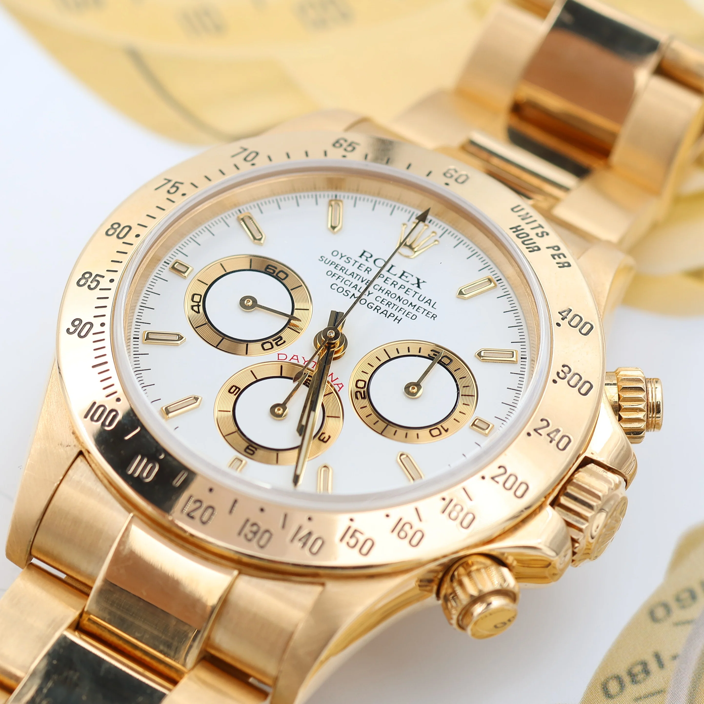 Rolex Daytona 16528 - White Dial - Oyster Bracelet - Image 4