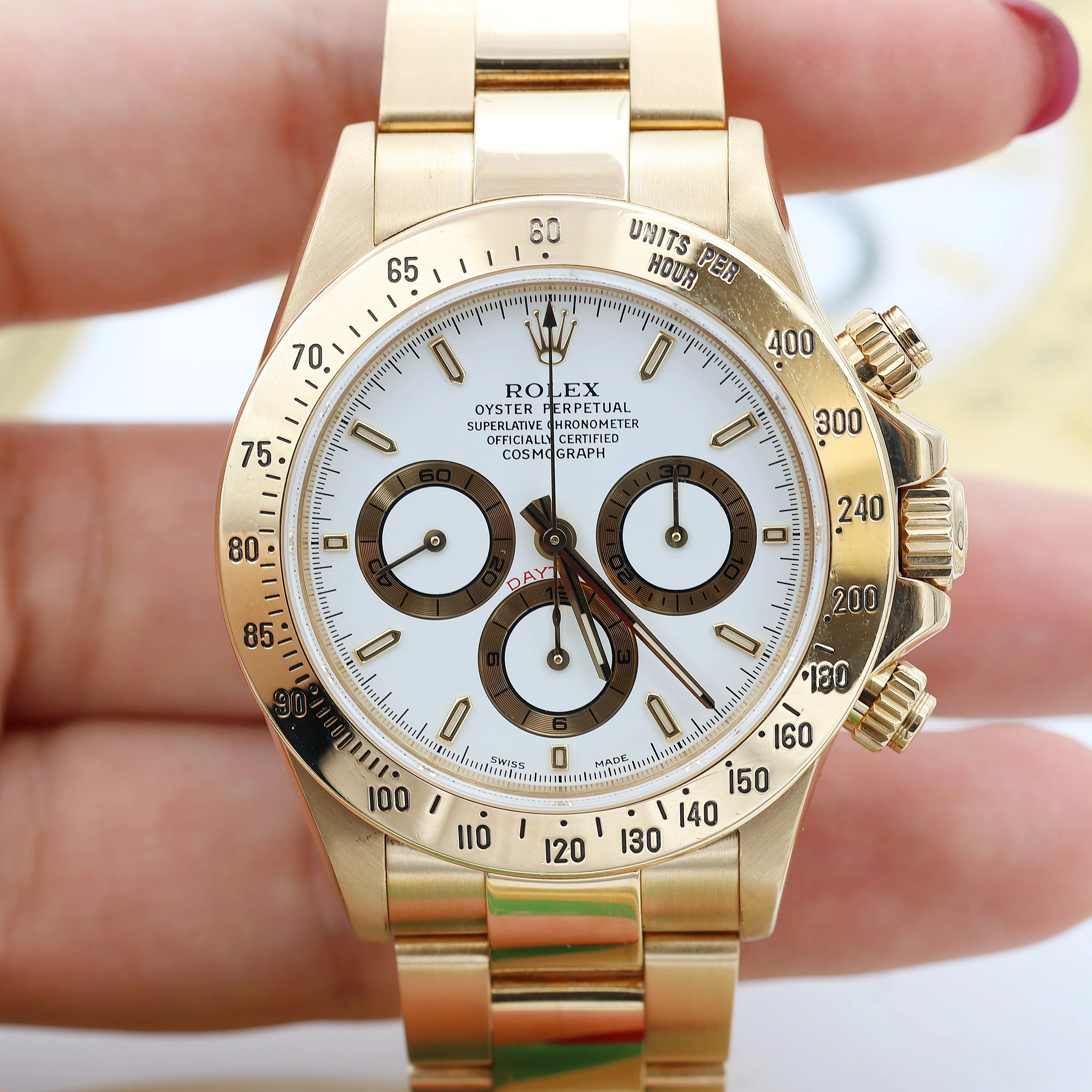 Rolex Daytona 16528 - White Dial - Oyster Bracelet - Image 7