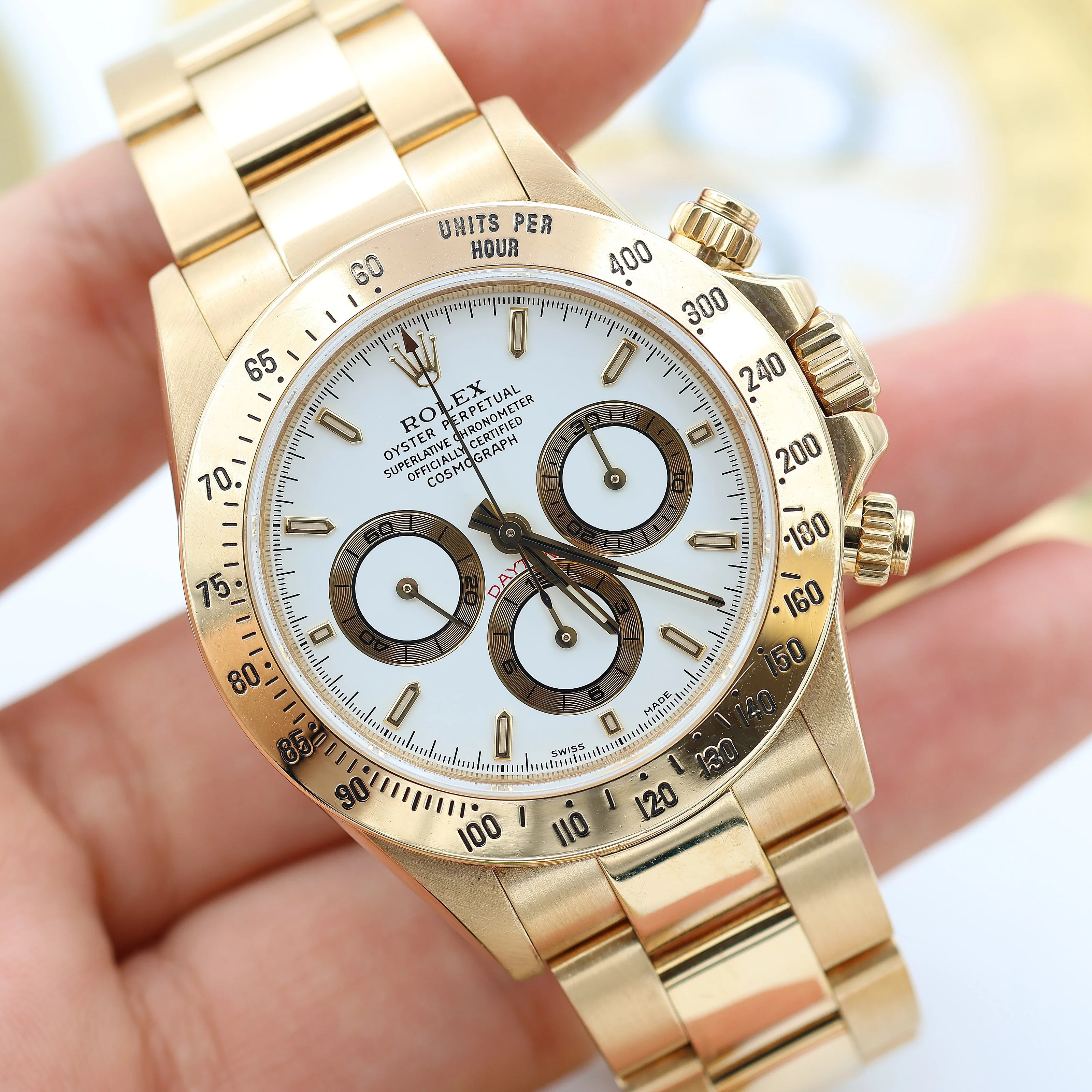 Rolex Daytona 16528 - White Dial - Oyster Bracelet - Image 8