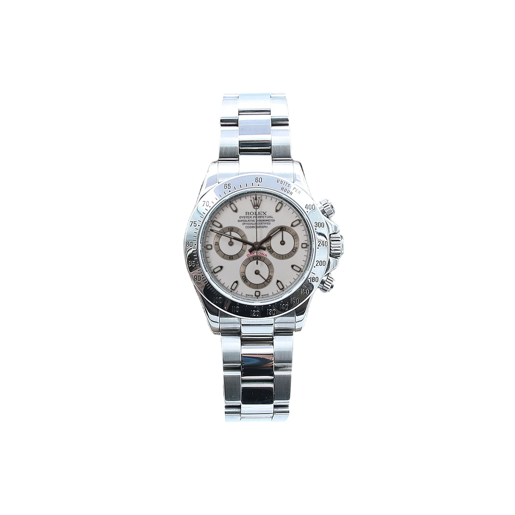 Rolex Daytona ref. 116520 White dial - Slim hands