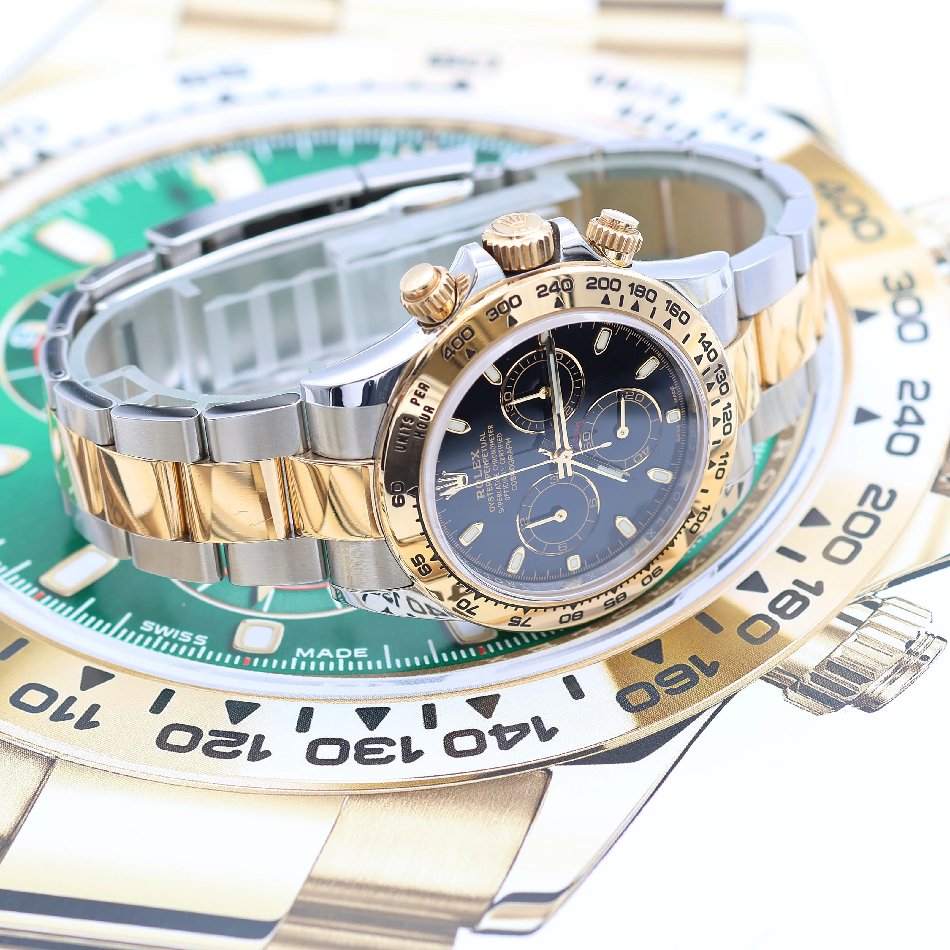 Rolex Daytona ref 116503 steel/gold - Black dial - Full Set - Image 9