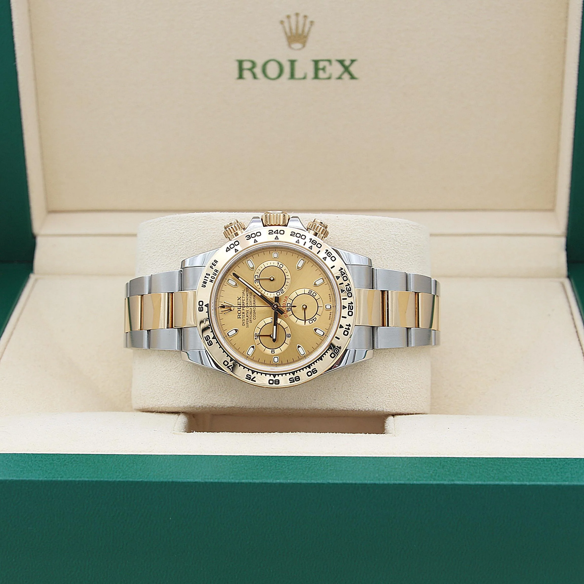 Rolex Daytona ref. 116503 steel/gold - Champagne dial - Full Set - Image 3