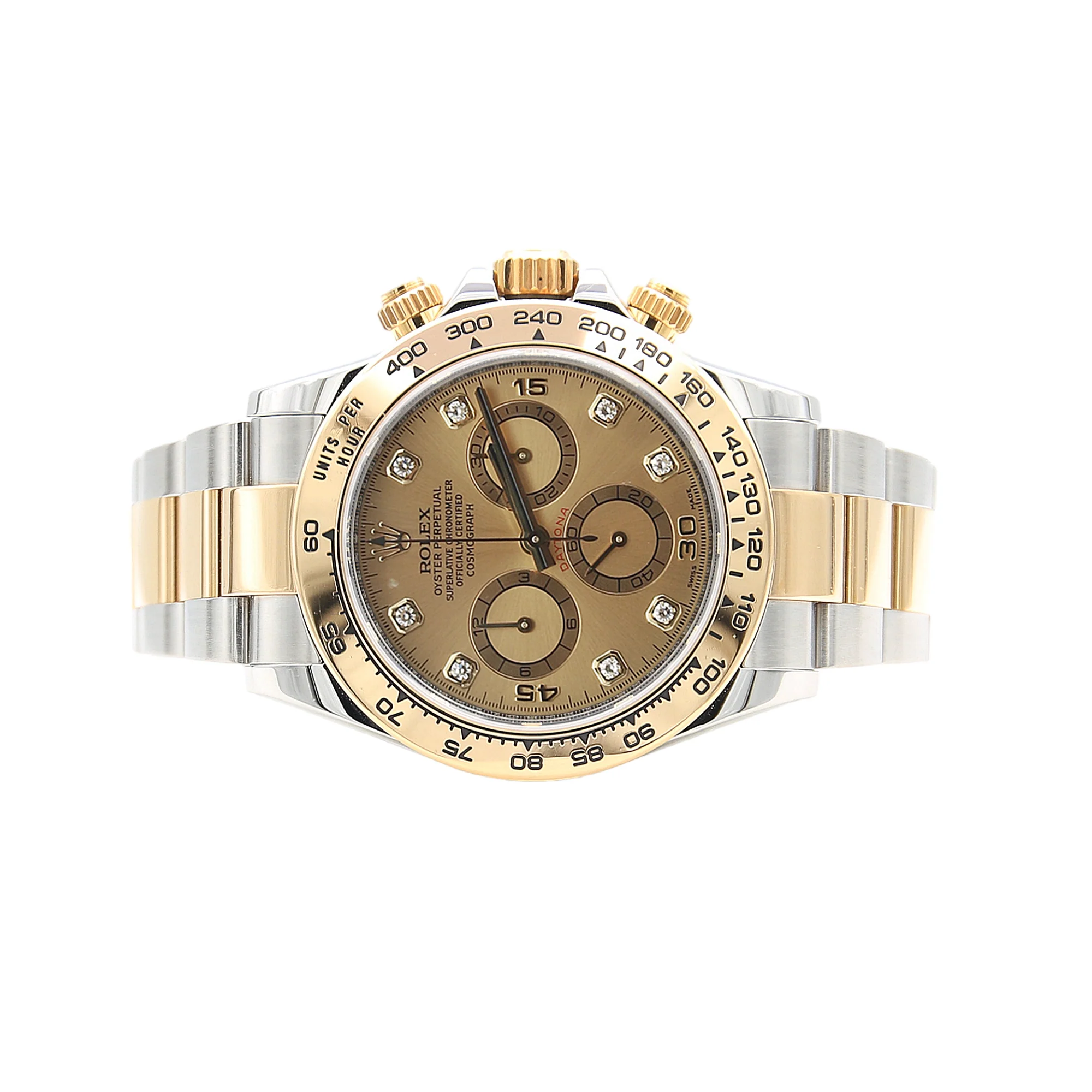 Rolex Daytona ref. 116503 steel/gold - Champagne Diamonds dial - Full Set - Image 5