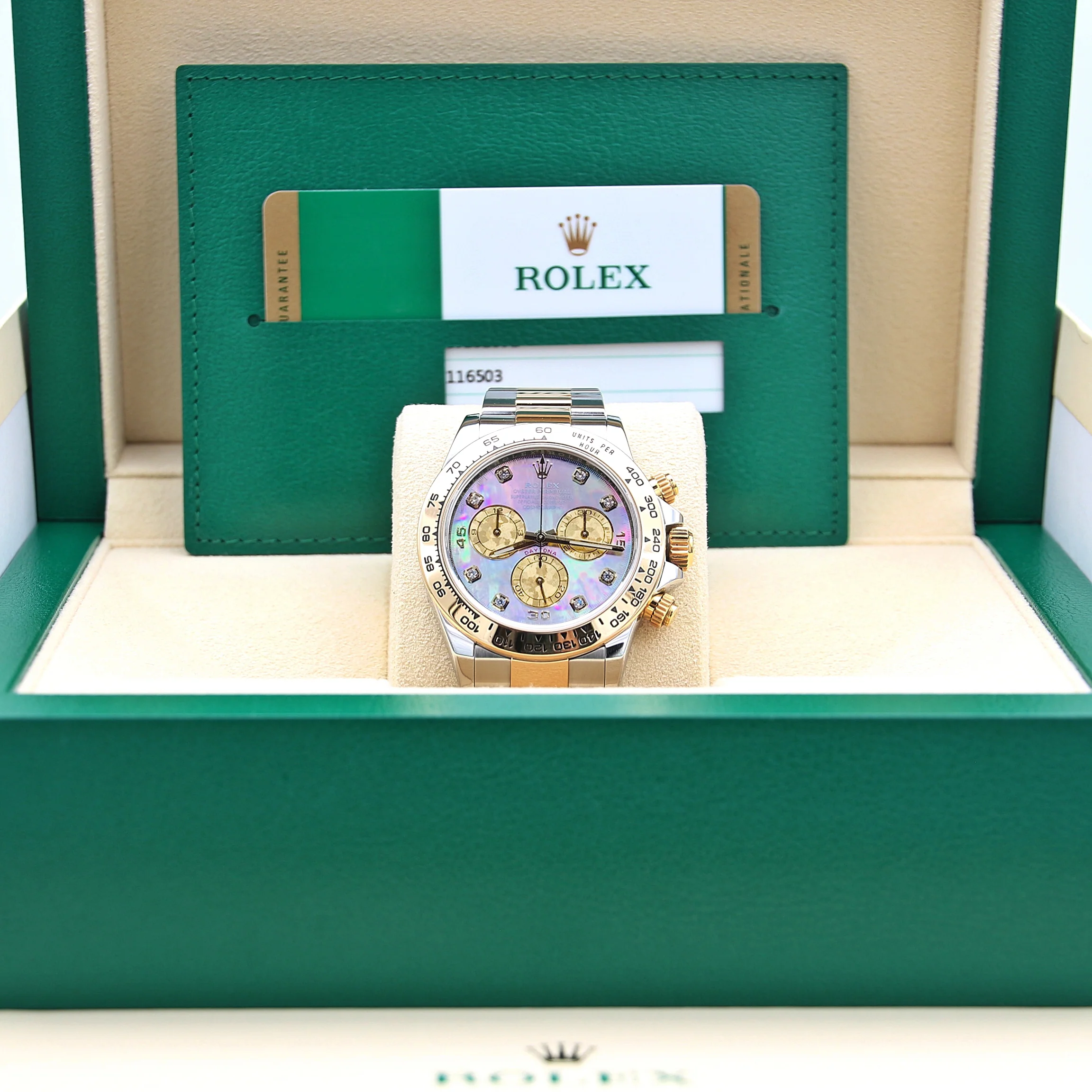 Rolex Daytona ref. 116503 steel/gold - Crystal dial - Full Set - Image 2