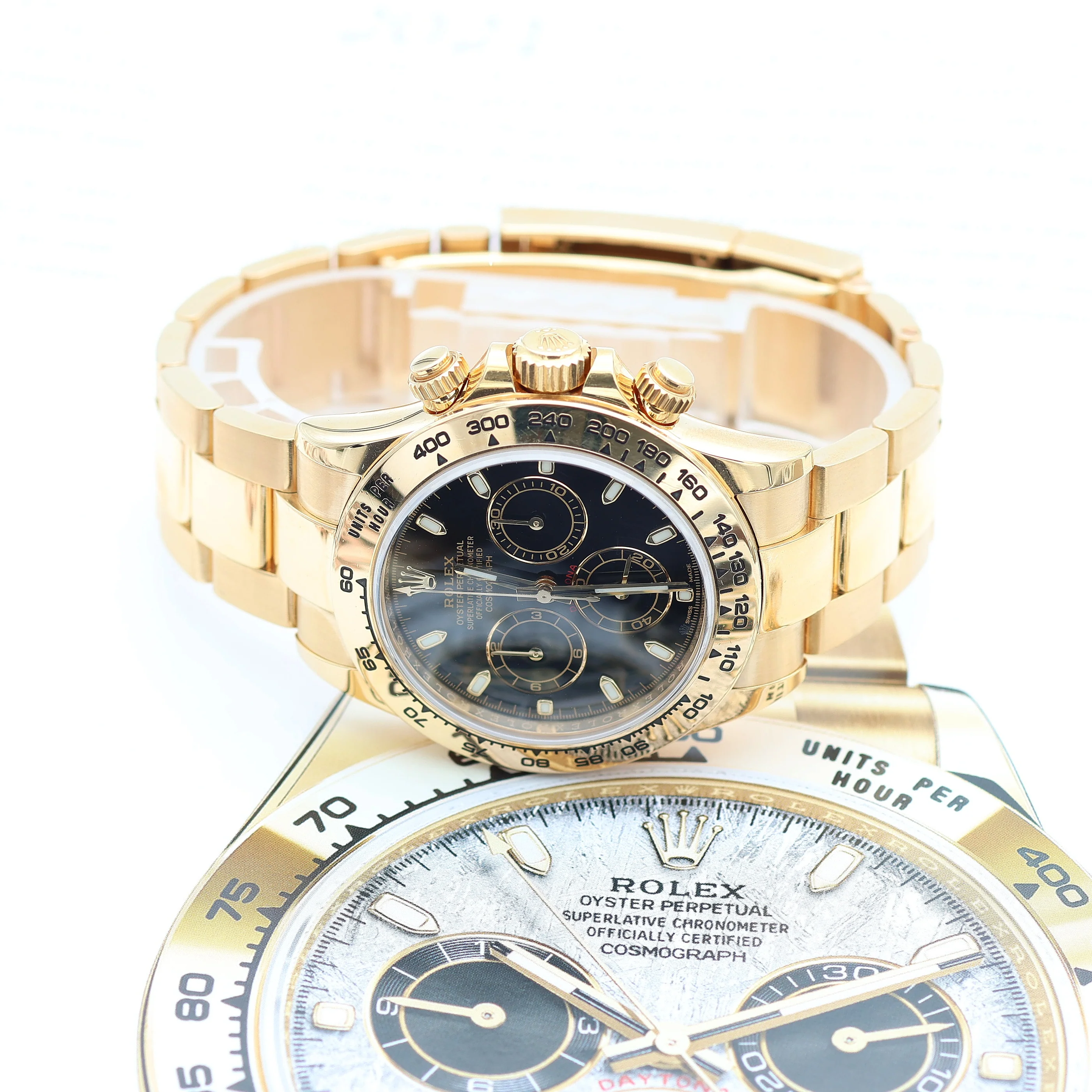 Rolex Daytona ref. 116508 - Black dial -  18K Yellow Gold - Full Set - Image 12