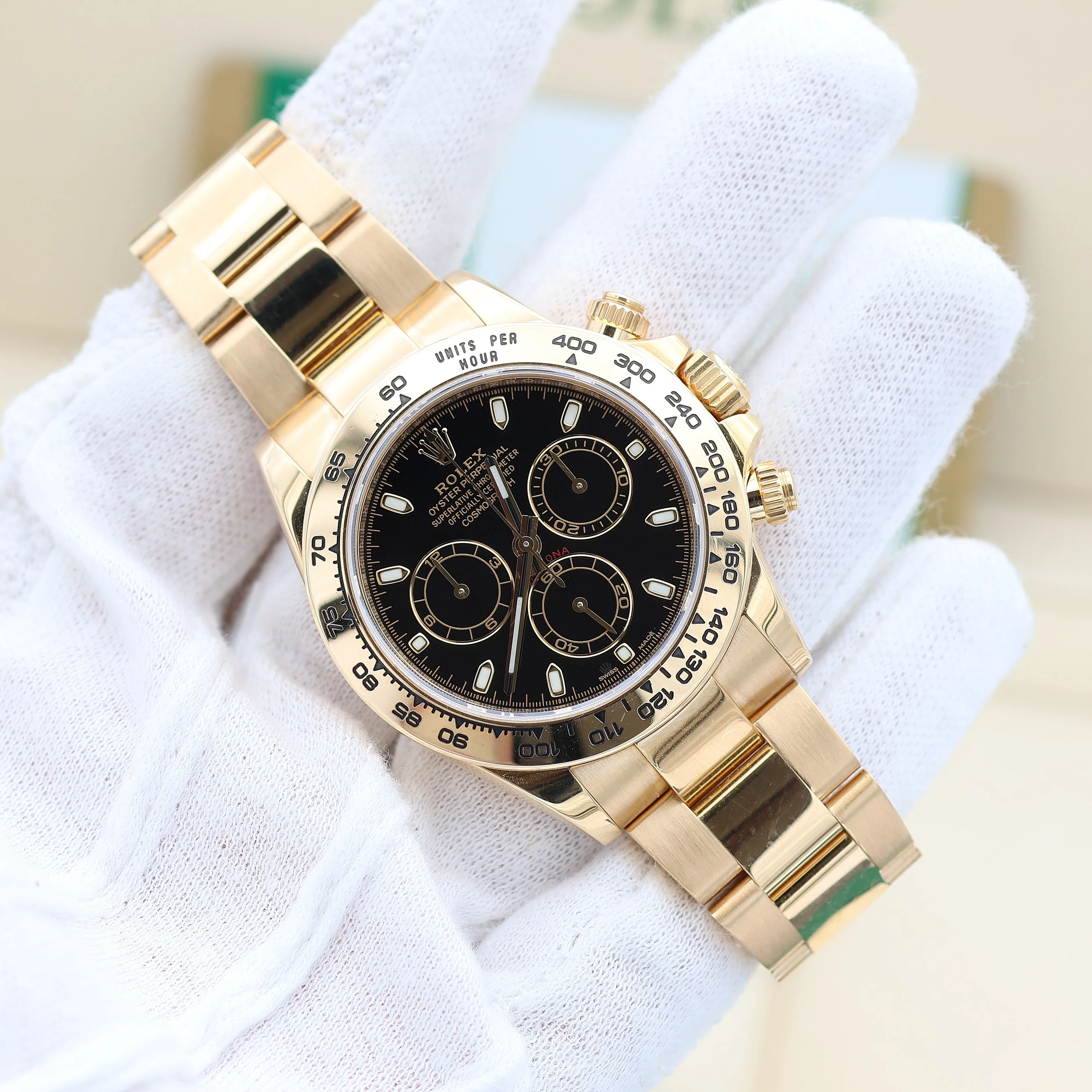 Rolex Daytona ref. 116508 - Black dial -  18K Yellow Gold - Full Set - Image 2