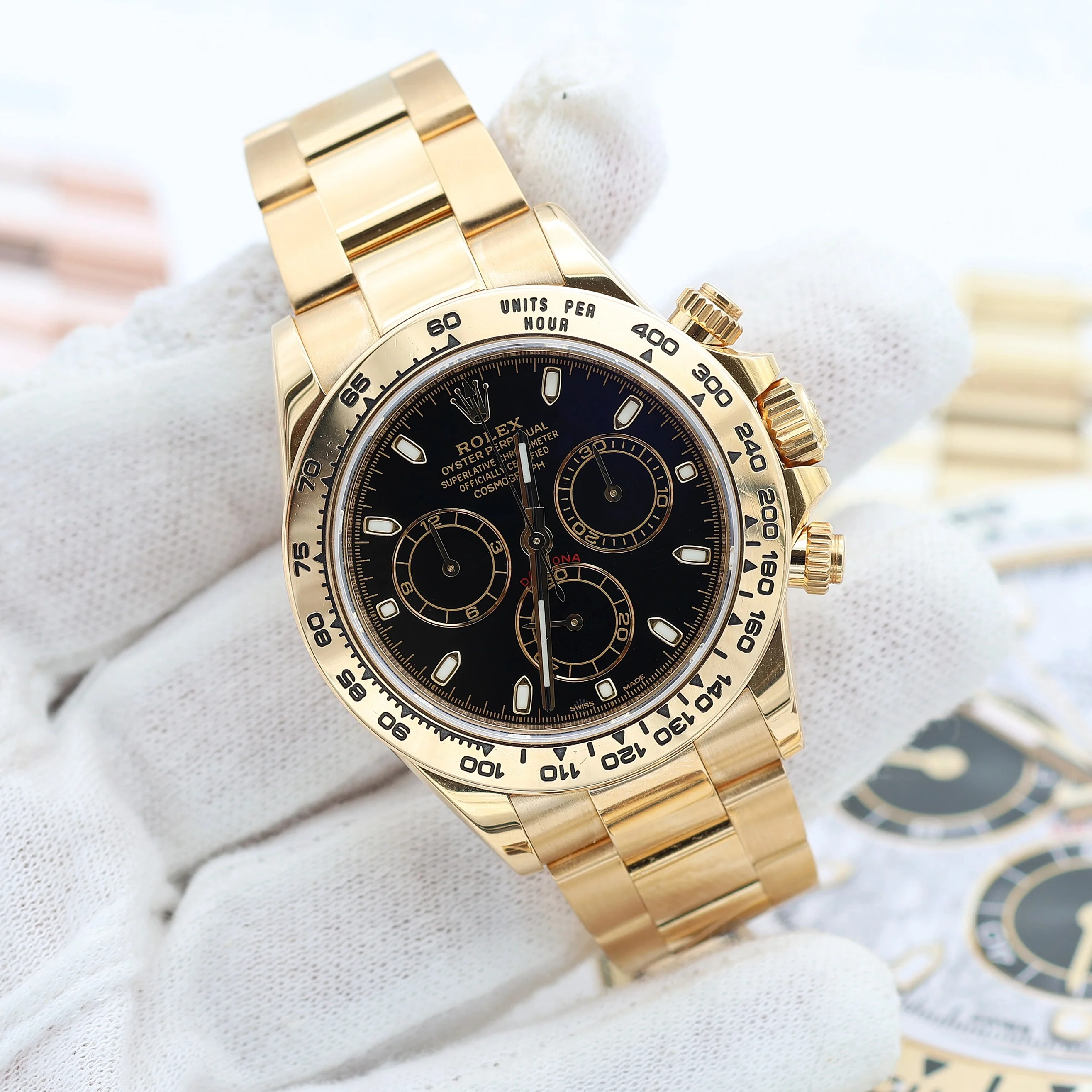 Rolex Daytona ref. 116508 - Black dial -  18K Yellow Gold - Full Set - Image 5