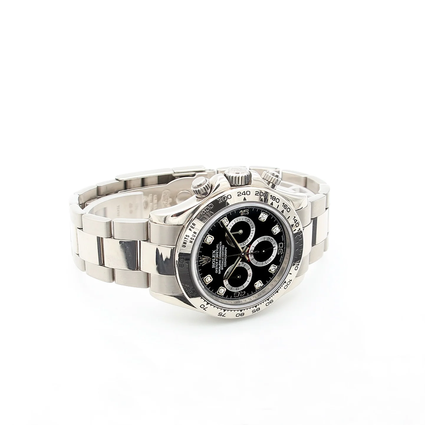 Rolex Daytona ref. 116509 - Black Dial with Diamonds - Full Set - Image 3