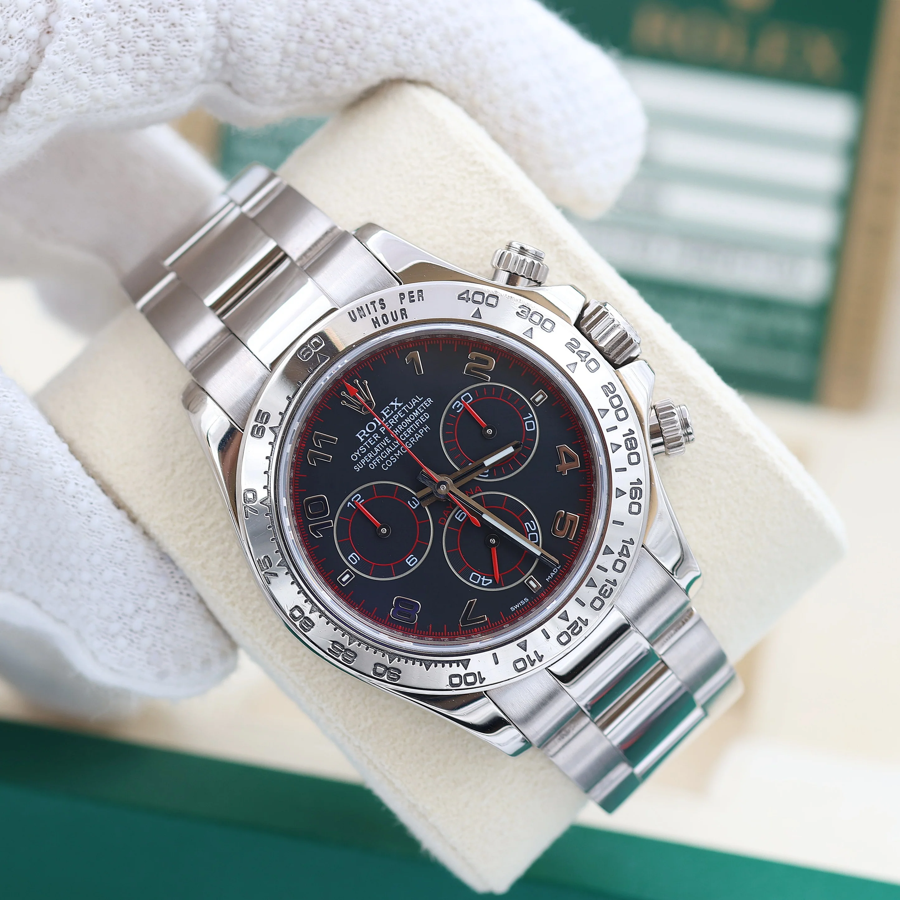 Rolex Daytona ref. 116509 - Black Racing with red hands Dial - Full Set - Image 2