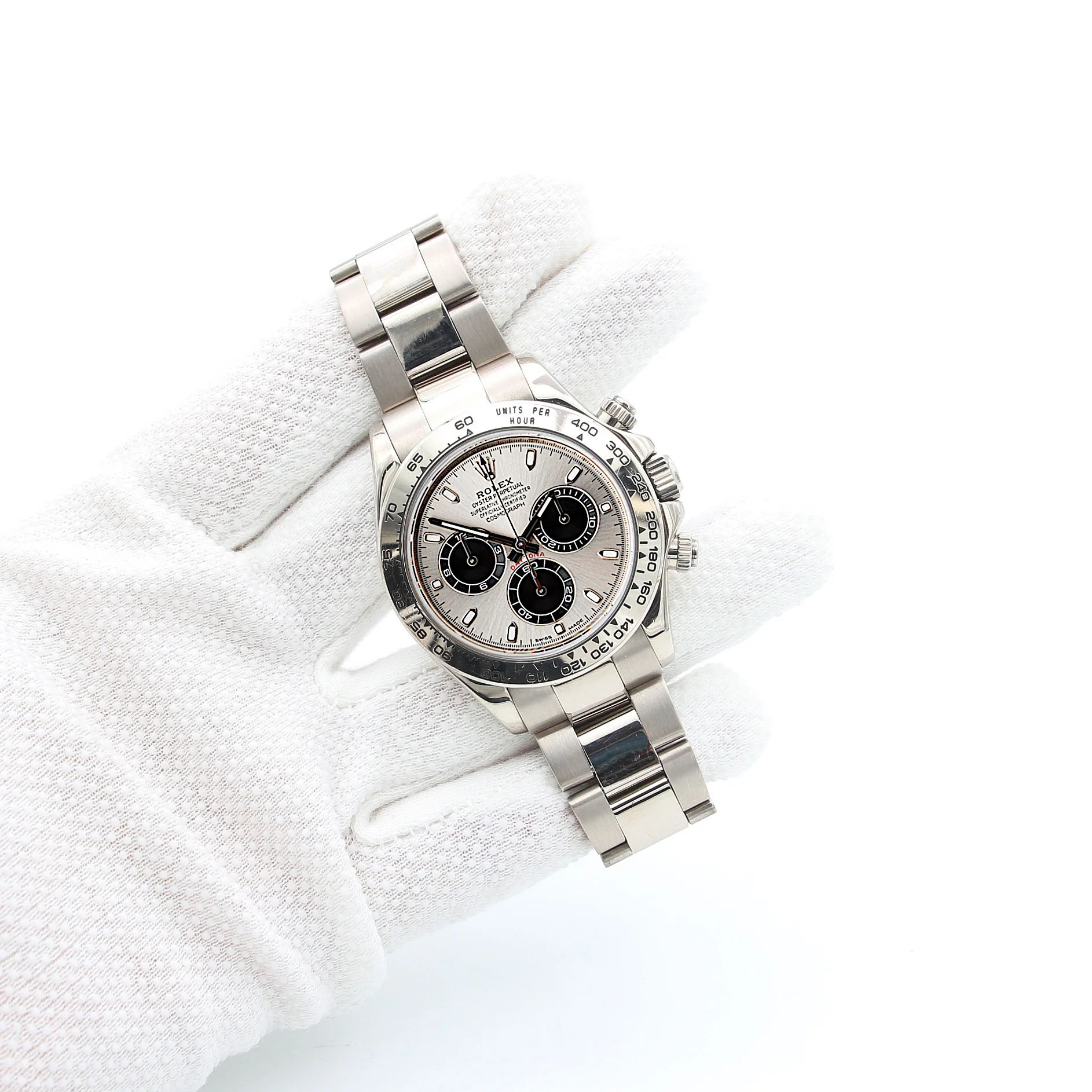 Rolex Daytona ref. 116509 - Silver dial with black subdials (Ghost) Dial - Full Set - Image 3