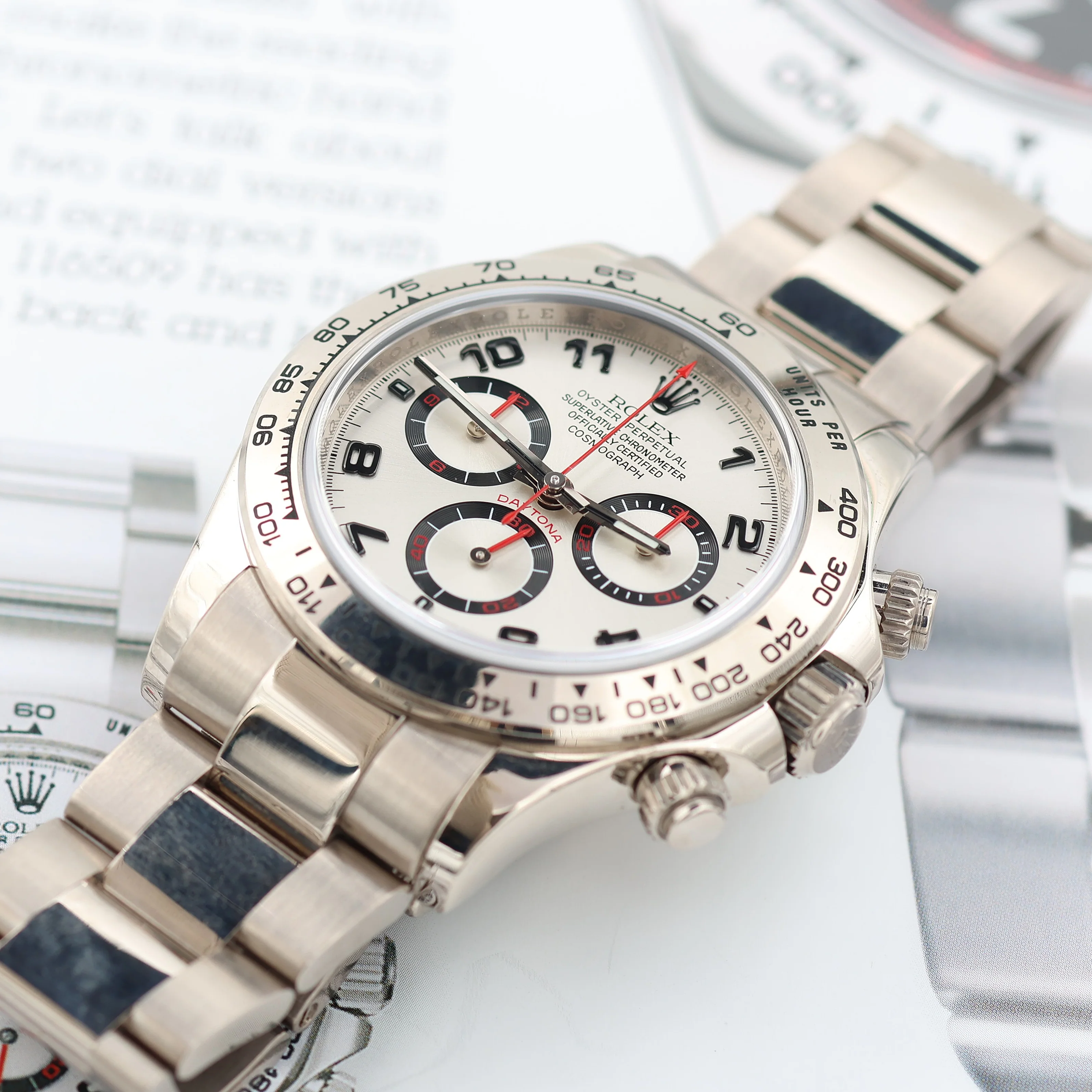 Rolex Daytona ref. 116509 - Silver Racing Dial - Full Set - Image 13