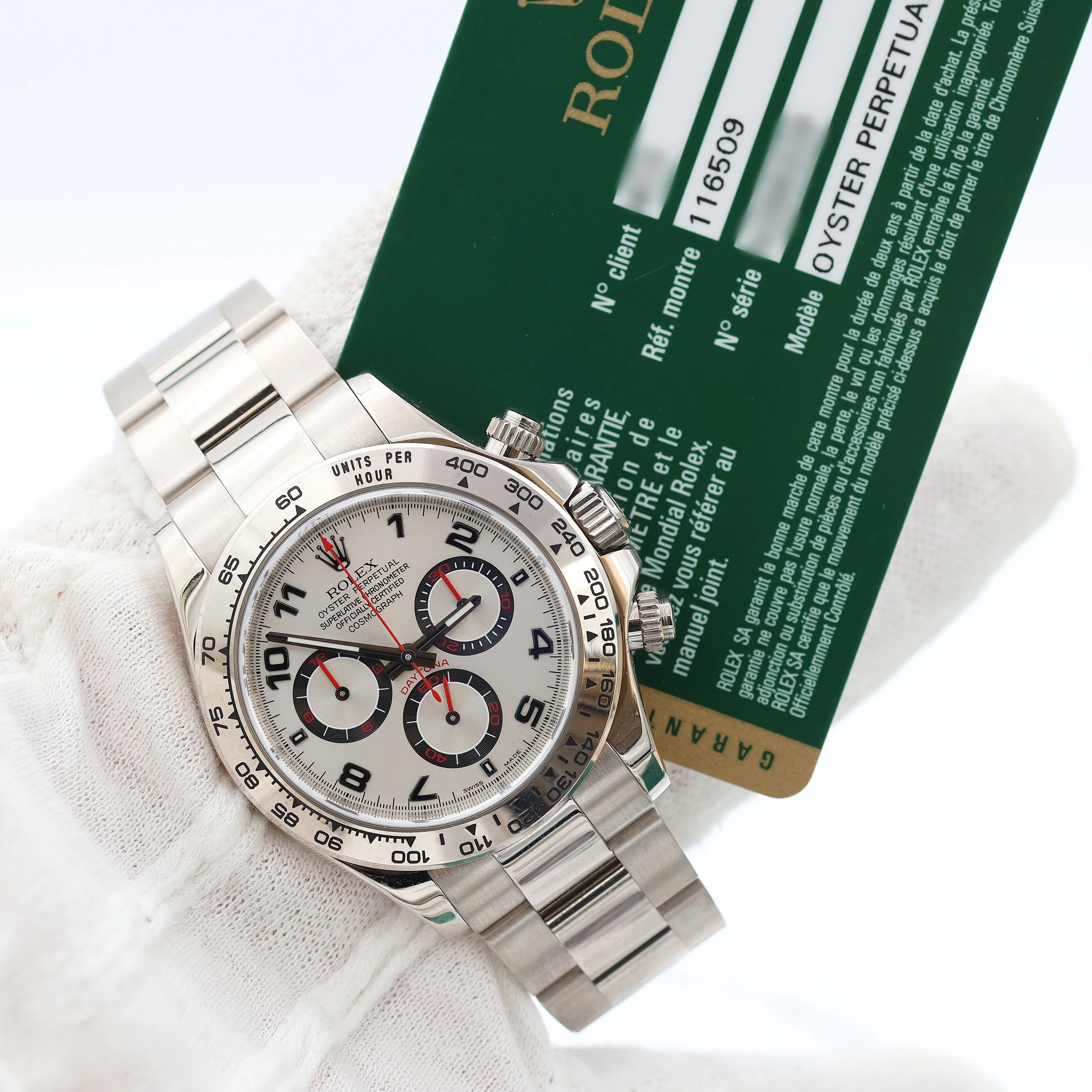 Rolex Daytona ref. 116509 - Silver Racing Dial - Full Set - Image 3