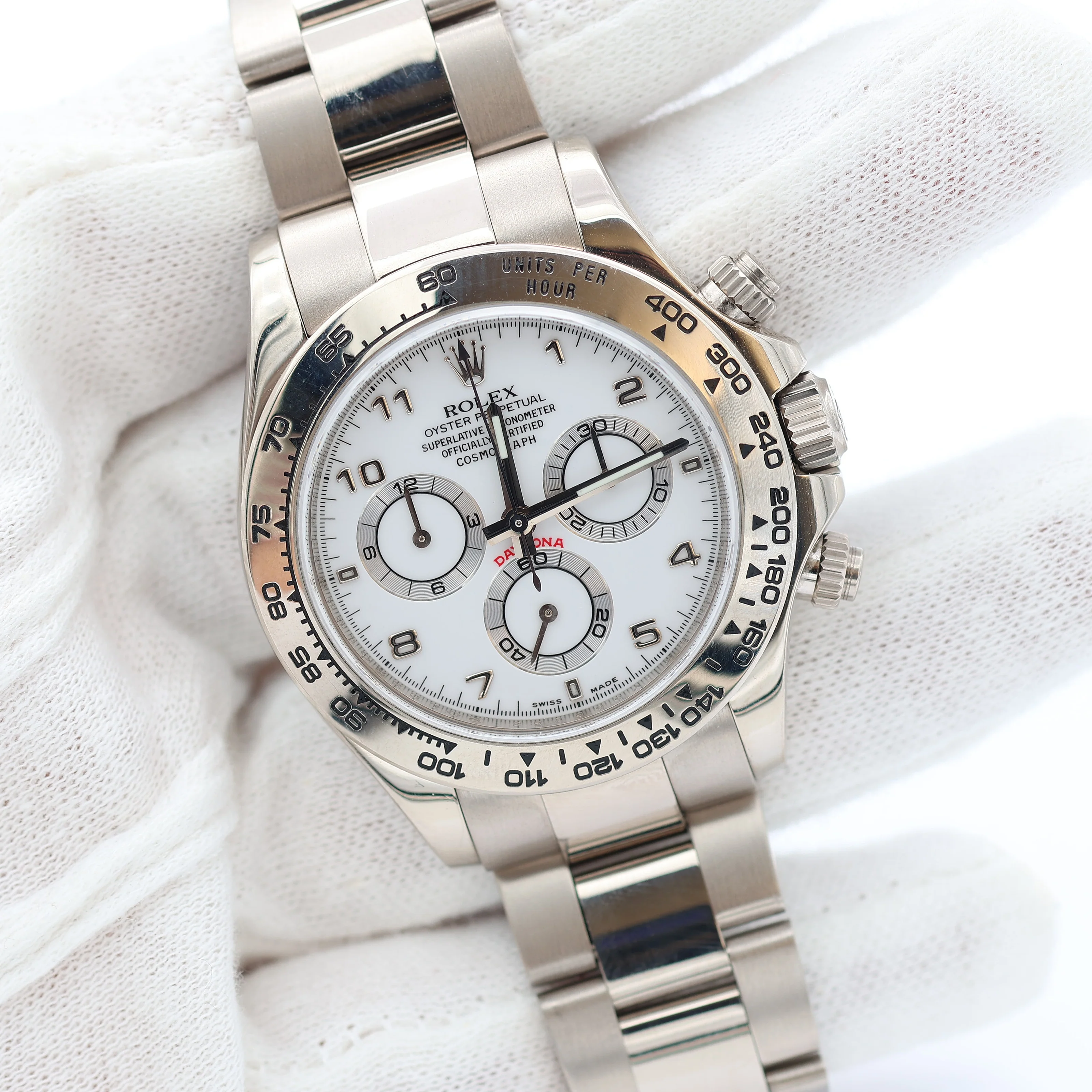 Rolex Daytona ref. 116509 - White Arabic Dial - Full Set - Image 6