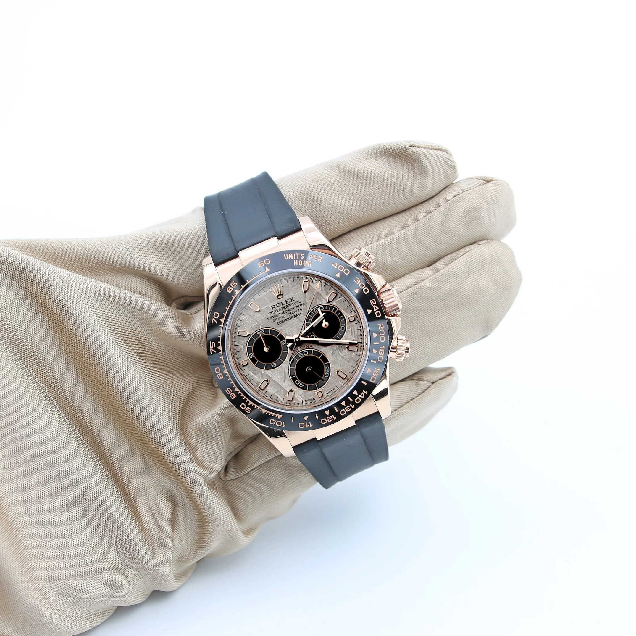 Rolex Daytona ref. 116515 Meteorite Dial -  Rubber-B strap - Full Set - Image 5