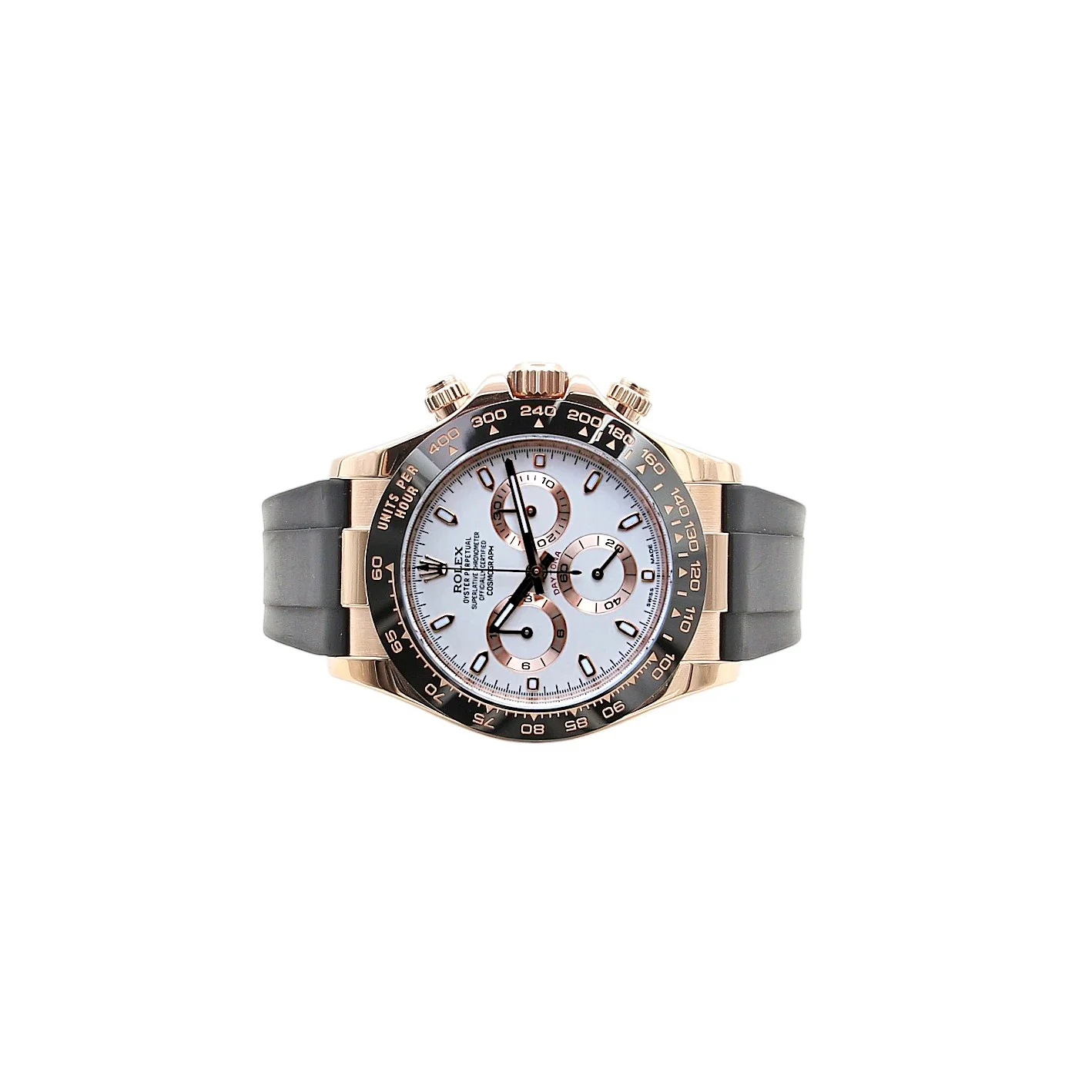 Rolex Daytona ref. 116515 Ivory dial with gold subdials - Rubber-B strap - Full Set - Image 5