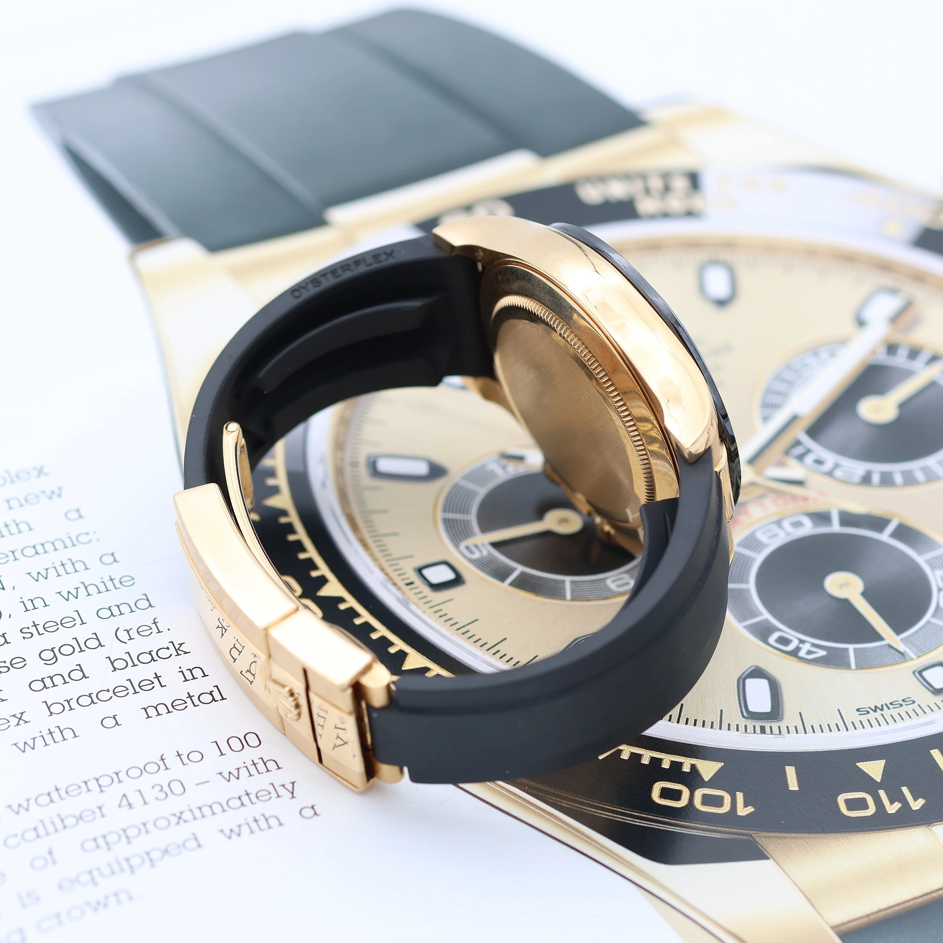 Rolex Daytona ref. 116518LN - Oysterflex - Black Dial - Full Set - Image 10