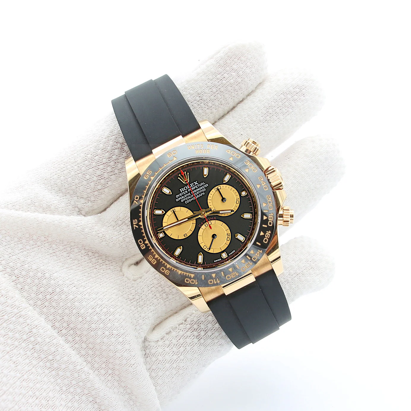 Rolex Daytona ref. 116518LN - Oysterflex - Black Dial "Paul Newman" - Full Set - Image 2