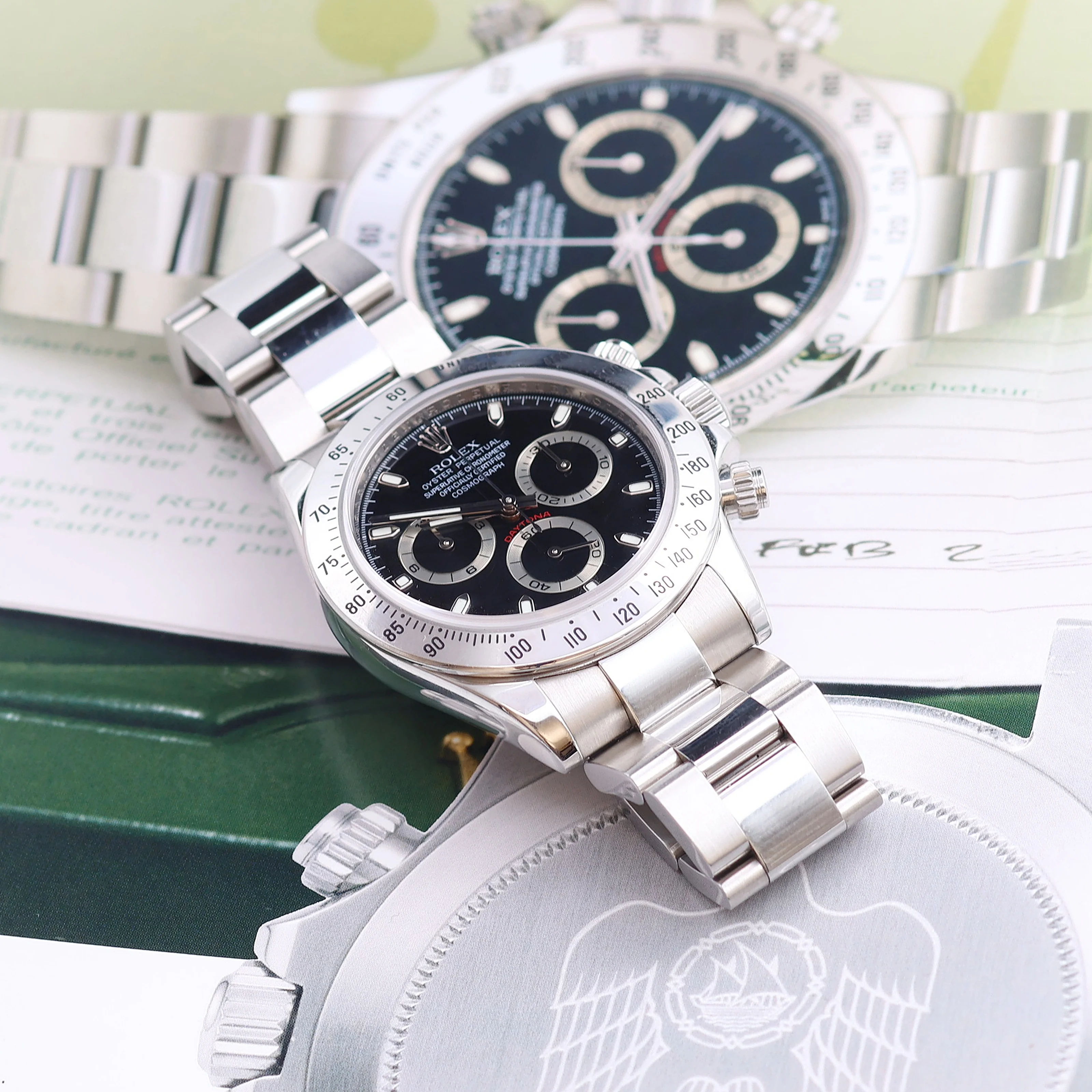 Rolex Daytona ref. 116520 Black Dial - Short Clasp - Full Set - Image 3