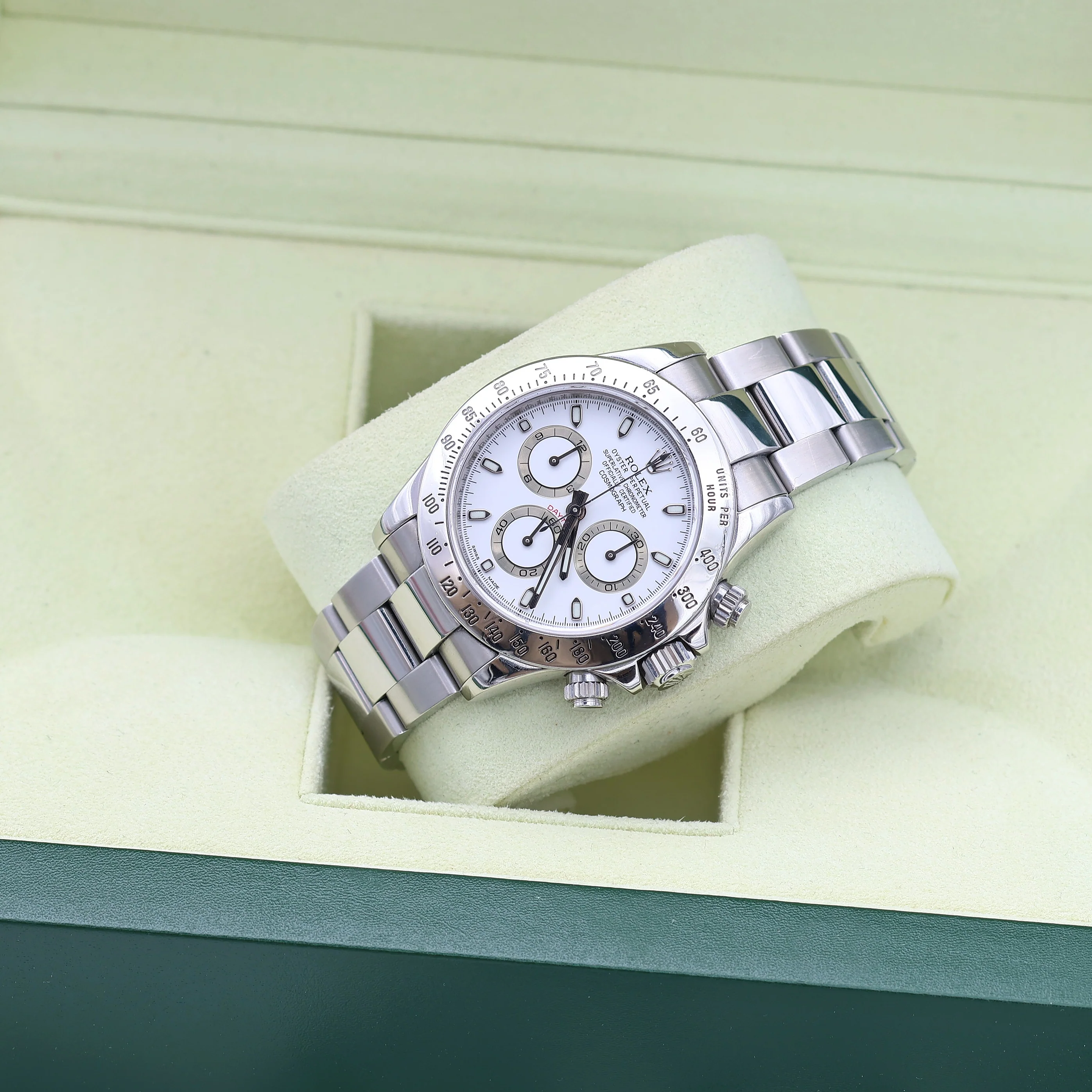 Rolex Daytona ref. 116520 White dial - Long Clasp - Image 2