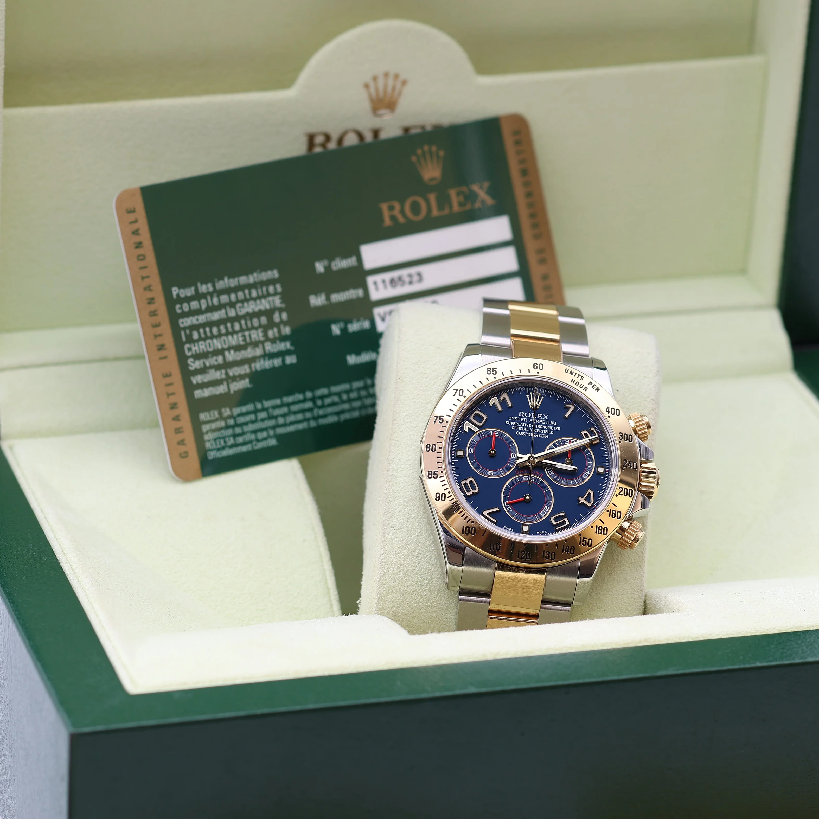 Rolex Daytona ref. 116523 - Racing Blue Dial - Full Set - Image 2