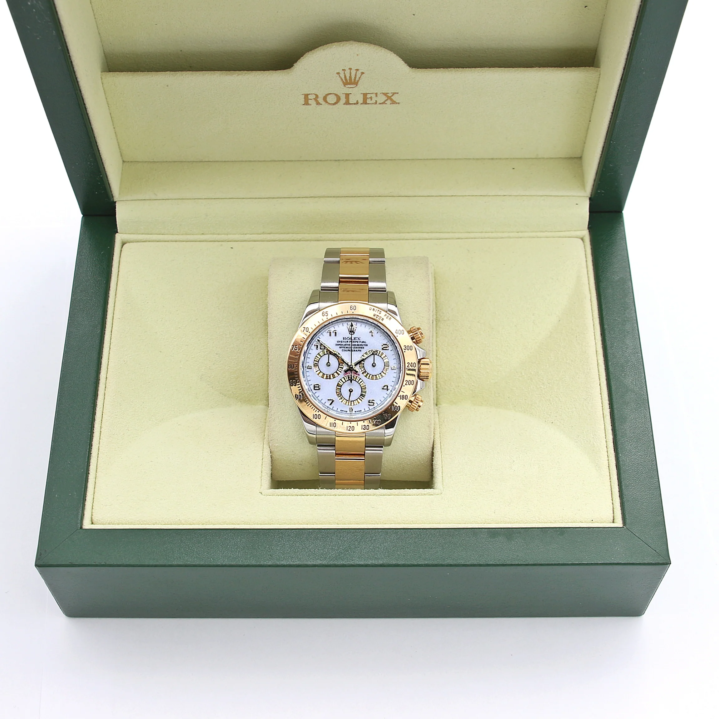 Rolex Daytona ref. 116523 - White Arab Dial - Full Set - Image 3