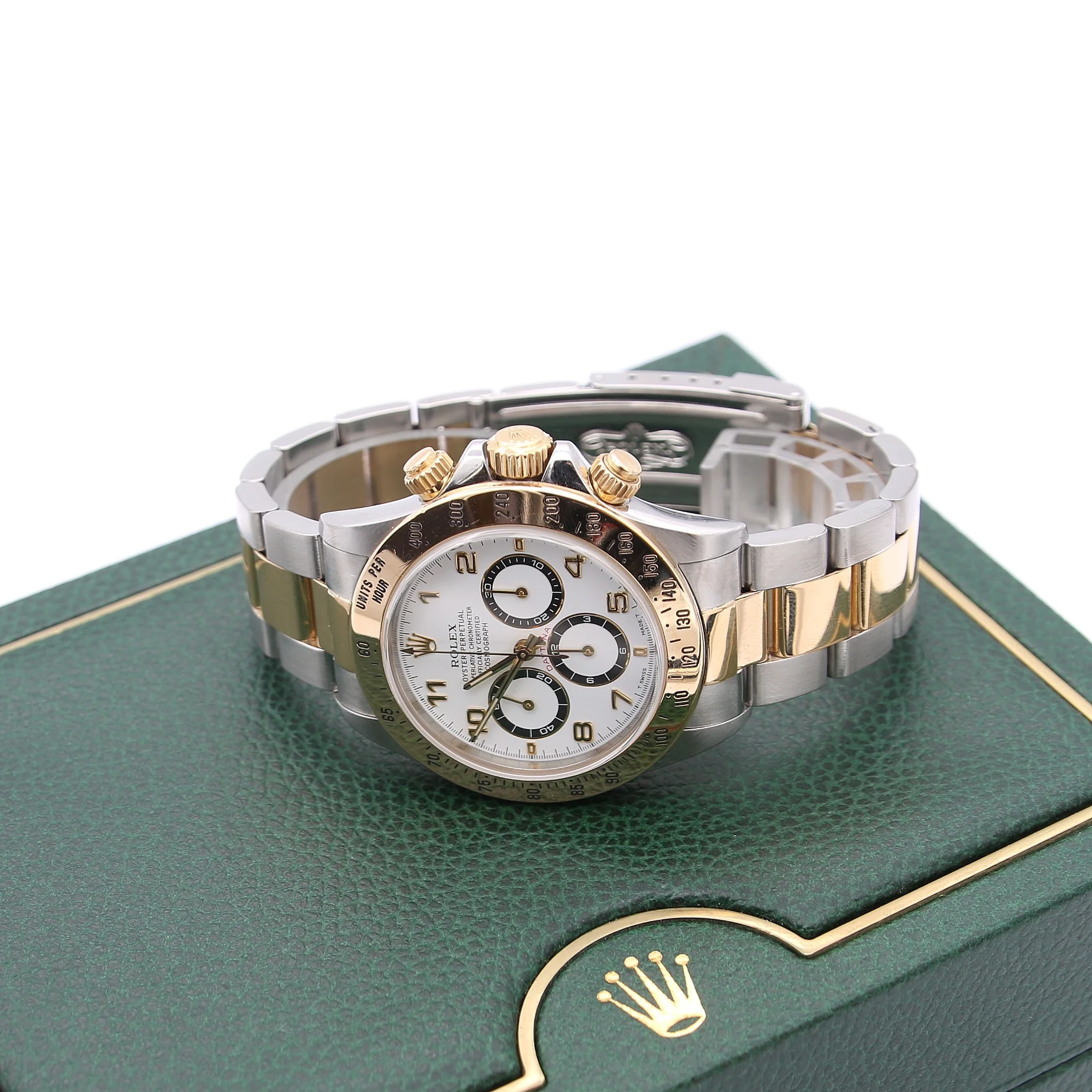 Rolex Daytona ref. 16523 White Arabic Dial Oyster Bracelet - Image 4