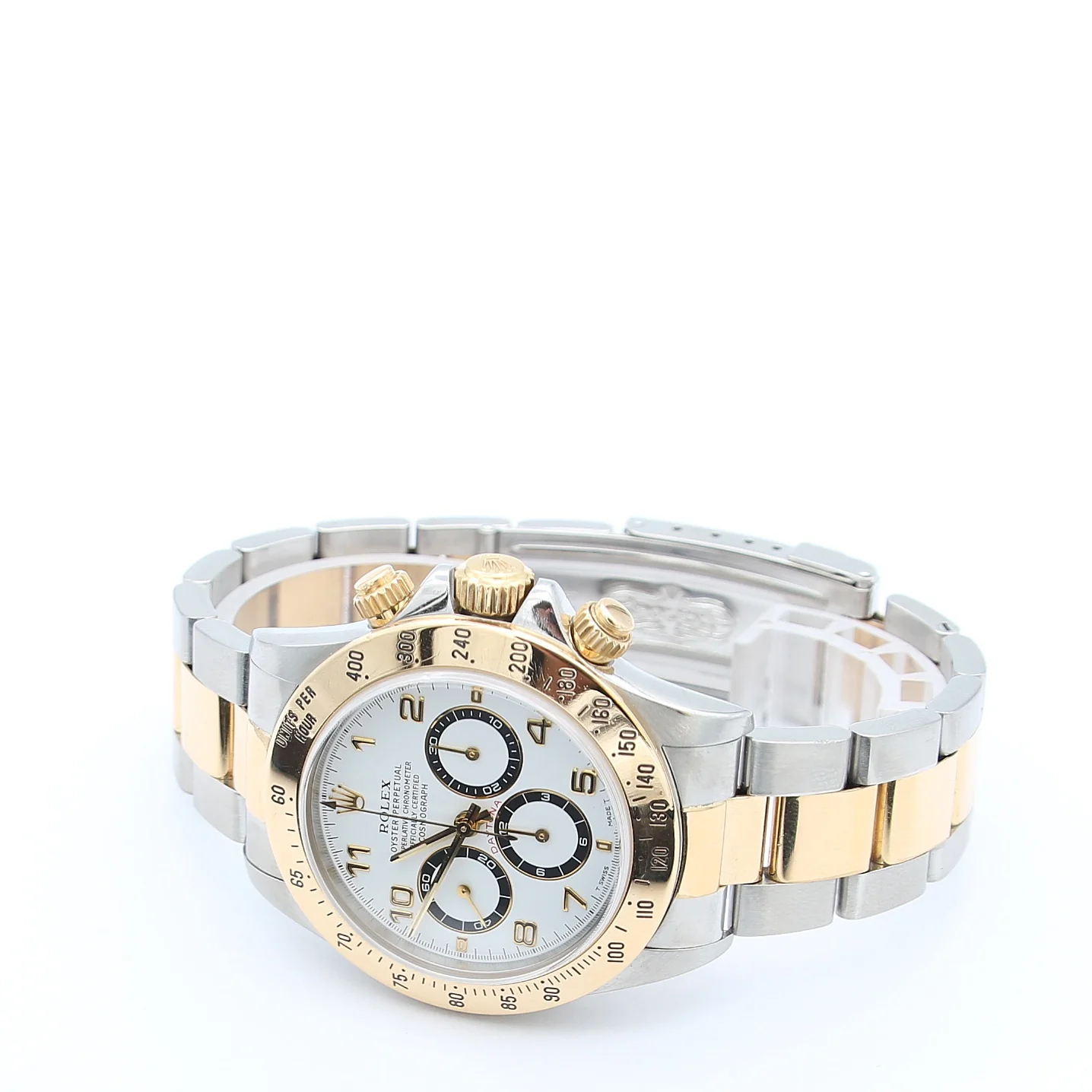 Rolex Daytona ref. 16523 White Arabic Dial Oyster Bracelet - Image 7