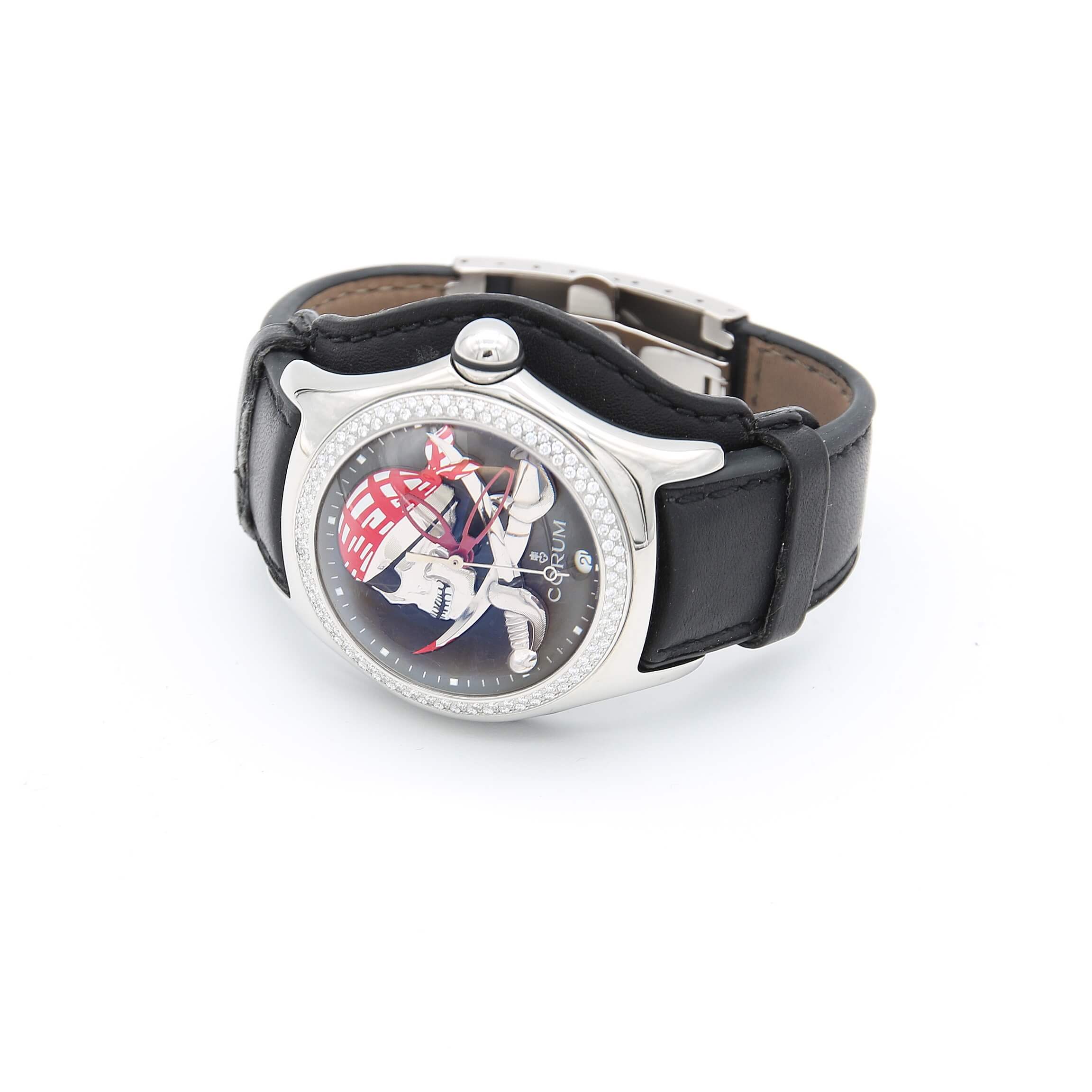 Corum Bubble ref. 082.150.20 45mm - Pirates dial Factory Diamonds Bezel - Image 2