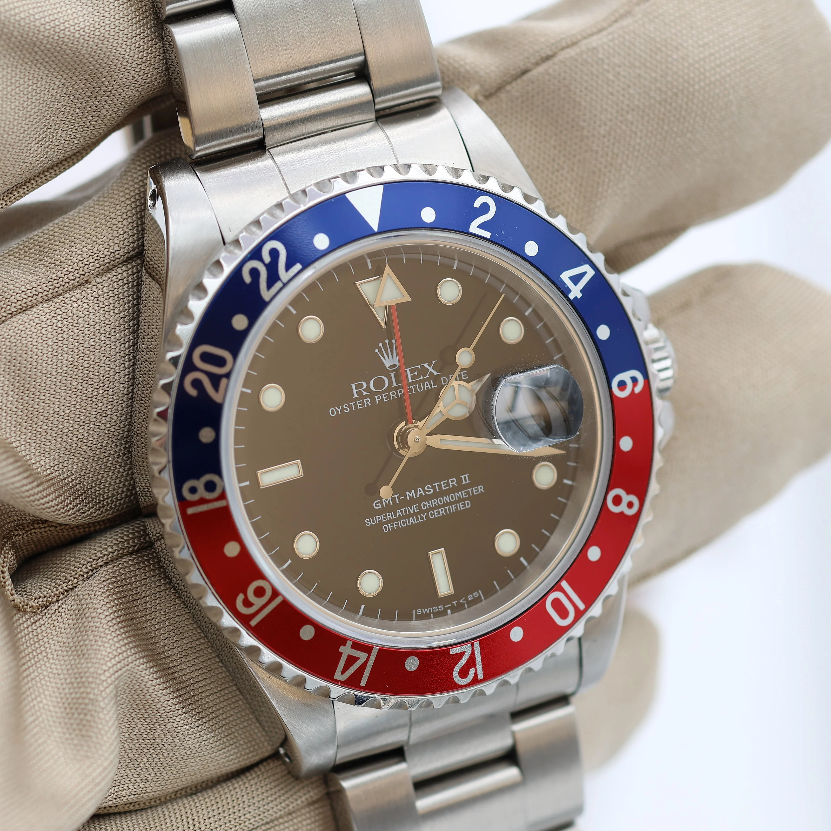 Rolex GMT Master II 16710 - Pepsi Bezel "Tritium" - Full Set - Image 3