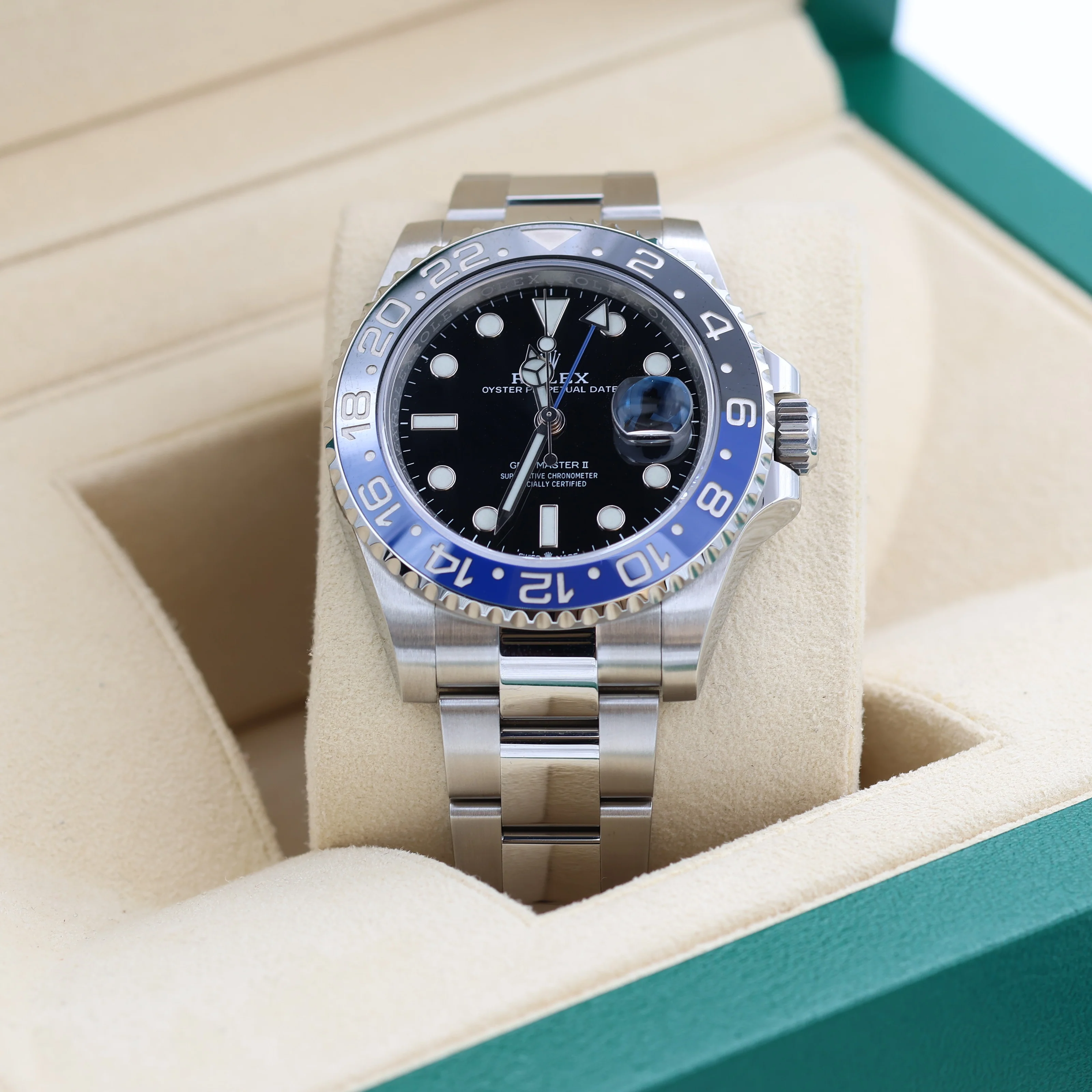 Rolex GMT Master II ref. 126710BLNR Oyster bracelet - Full Set