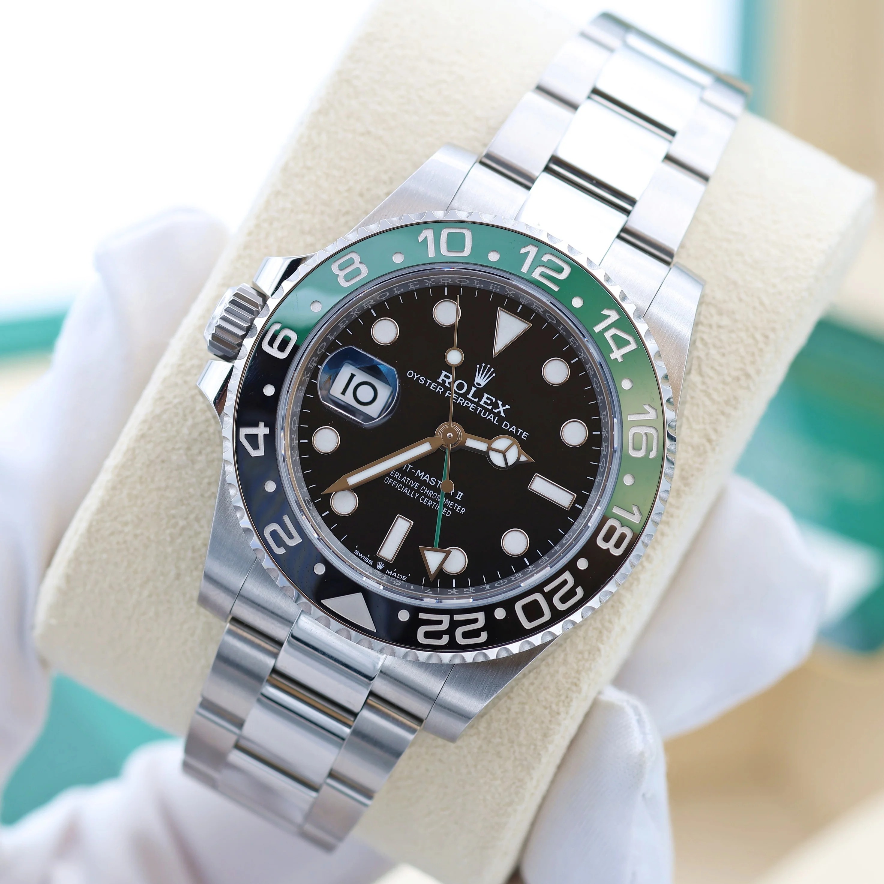 Rolex GMT Master II "Sprite" ref. 126720VTNR Oyster - Full Set