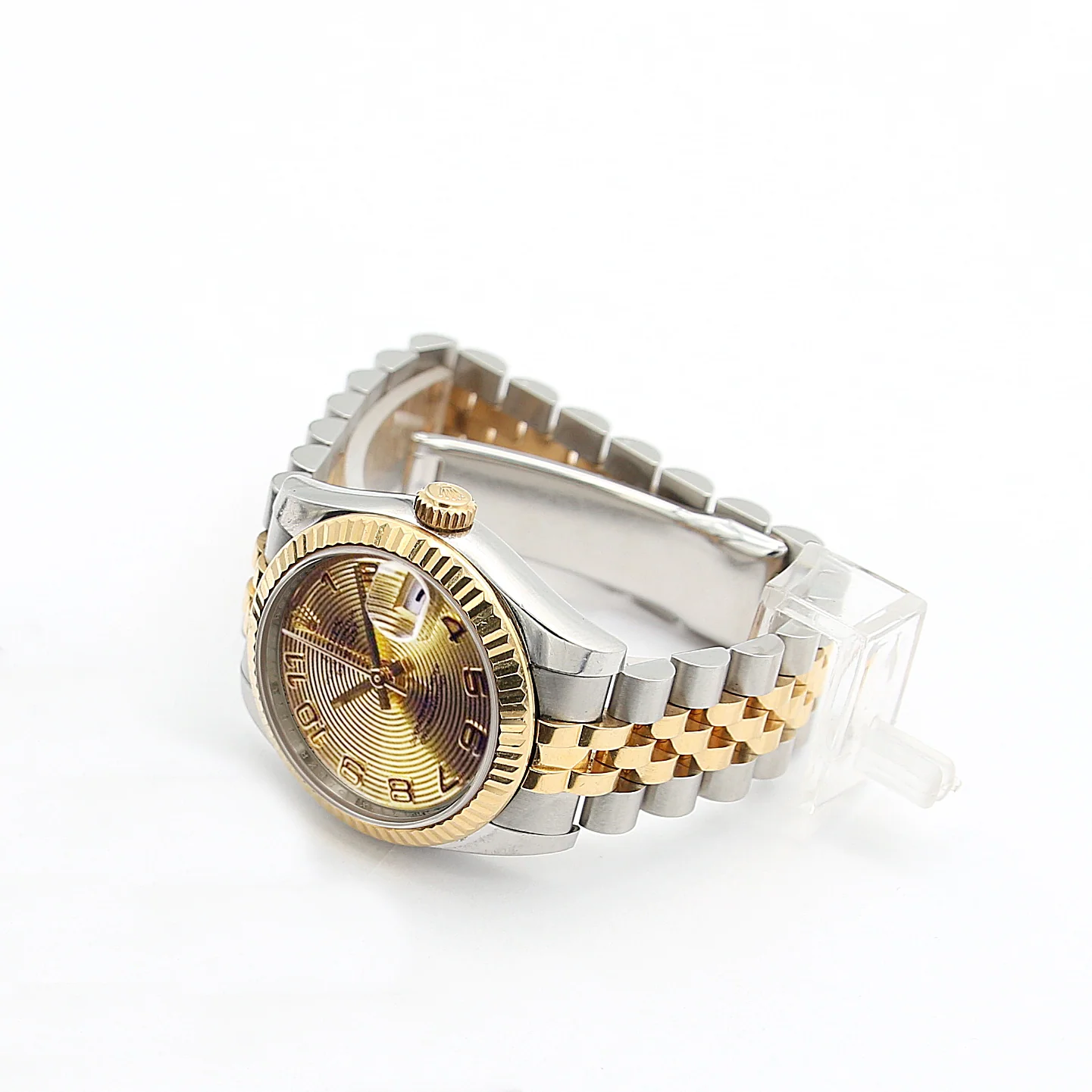 Rolex Lady-Datejust 31mm ref. 178273 Champagne Concentric Dial Jubilee bracelet - Full Set - Image 3
