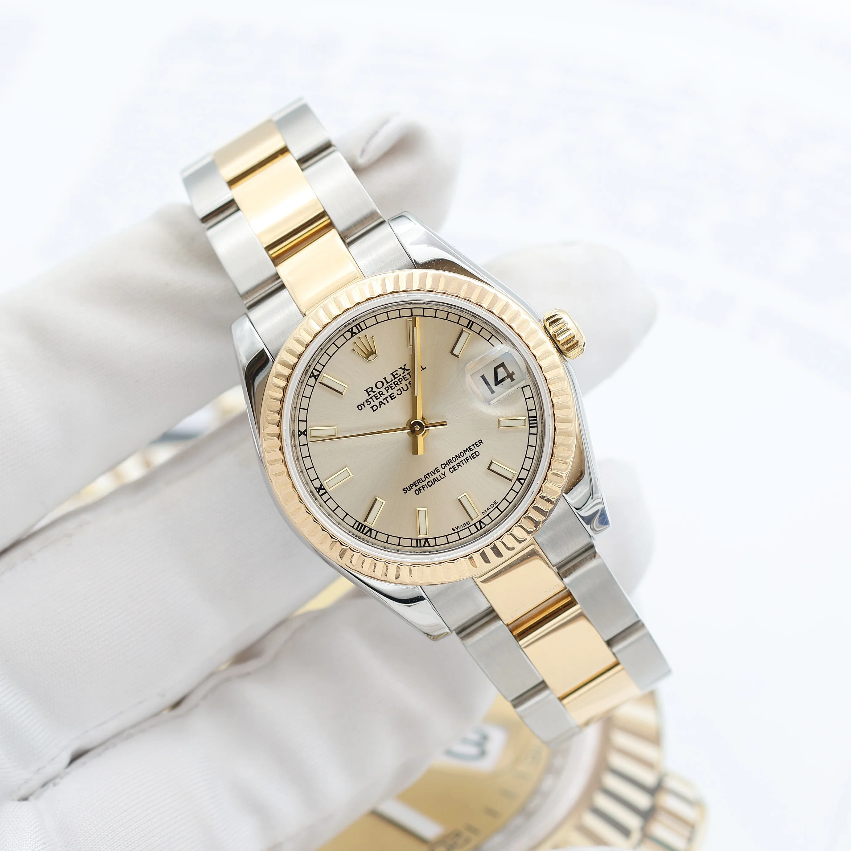 Rolex Lady-Datejust 31mm ref. 178273 Silver Dial Oyster bracelet - Full Set - Image 7