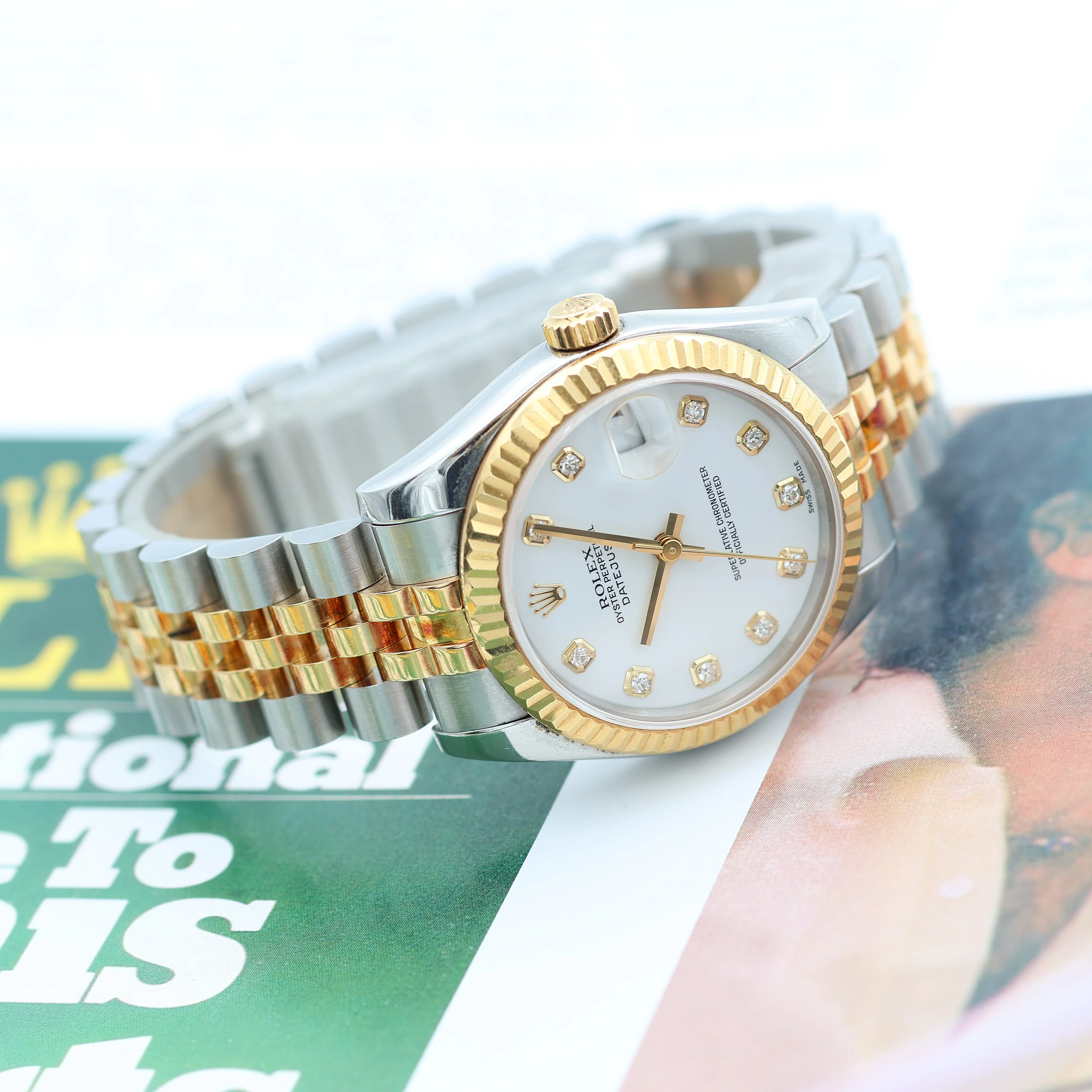 Rolex Lady-Datejust 31mm ref. 178273 White Diamonds Dial - Full Set - Image 10