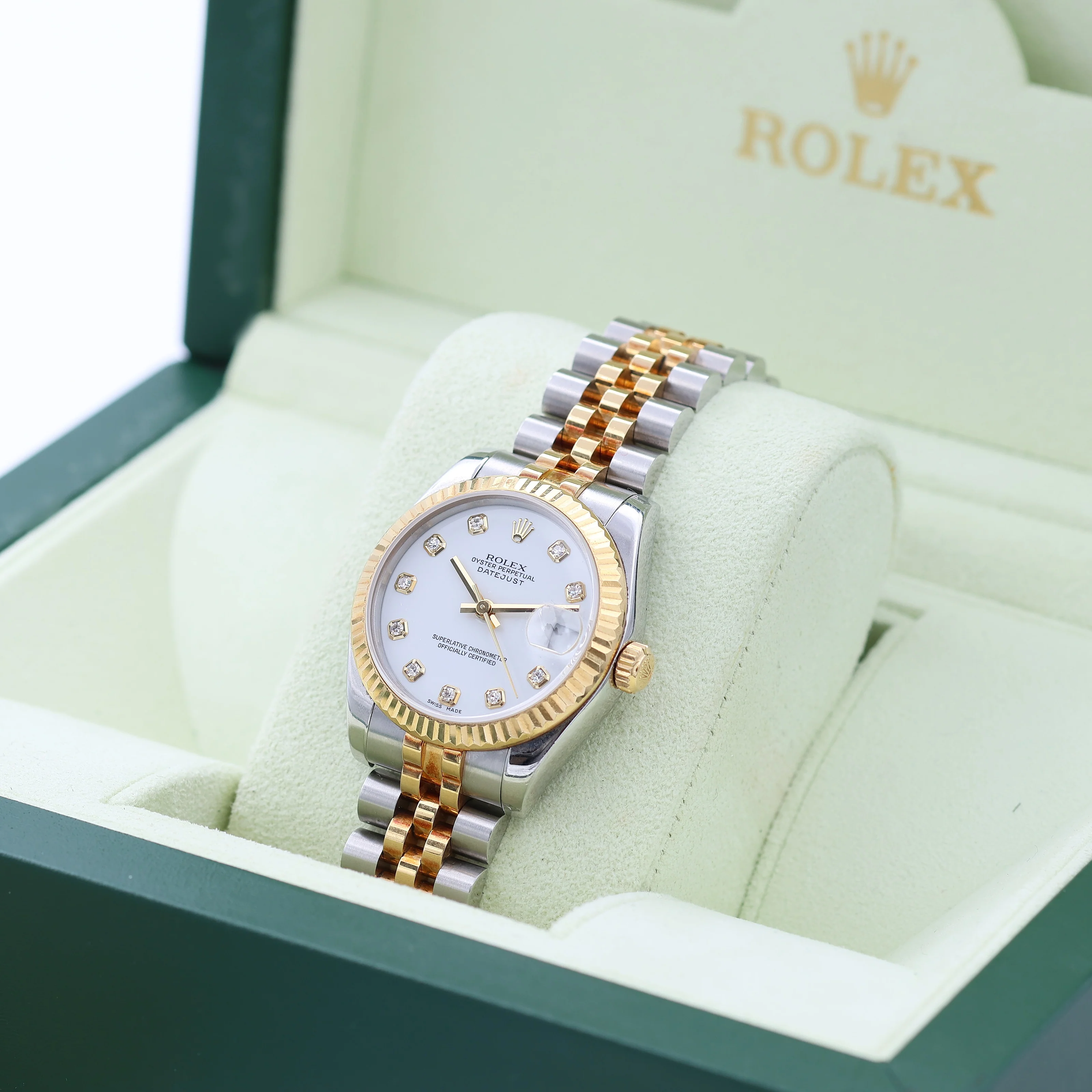 Rolex Lady-Datejust 31mm ref. 178273 White Diamonds Dial - Full Set - Image 5