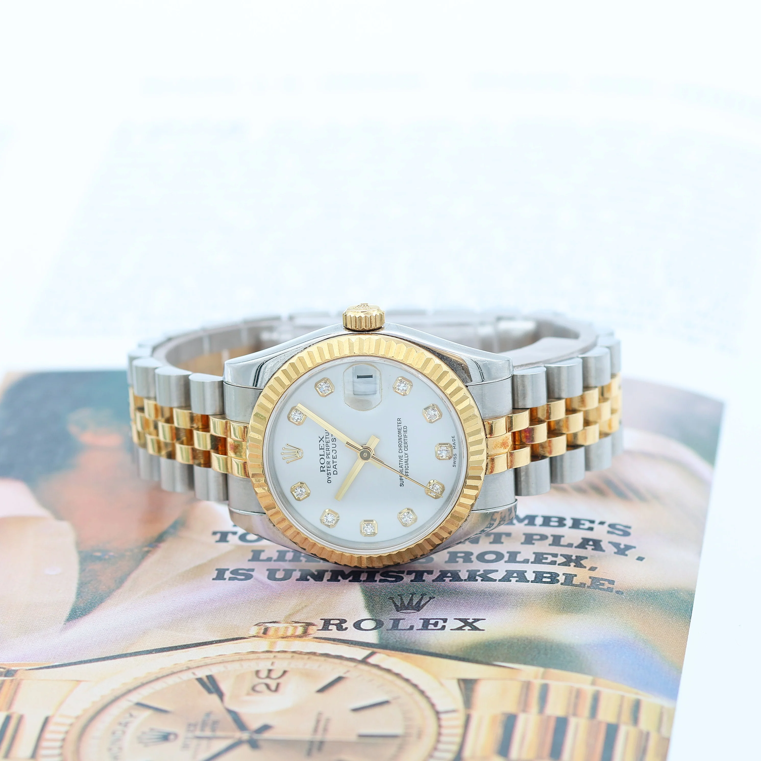 Rolex Lady-Datejust 31mm ref. 178273 White Diamonds Dial - Full Set - Image 9