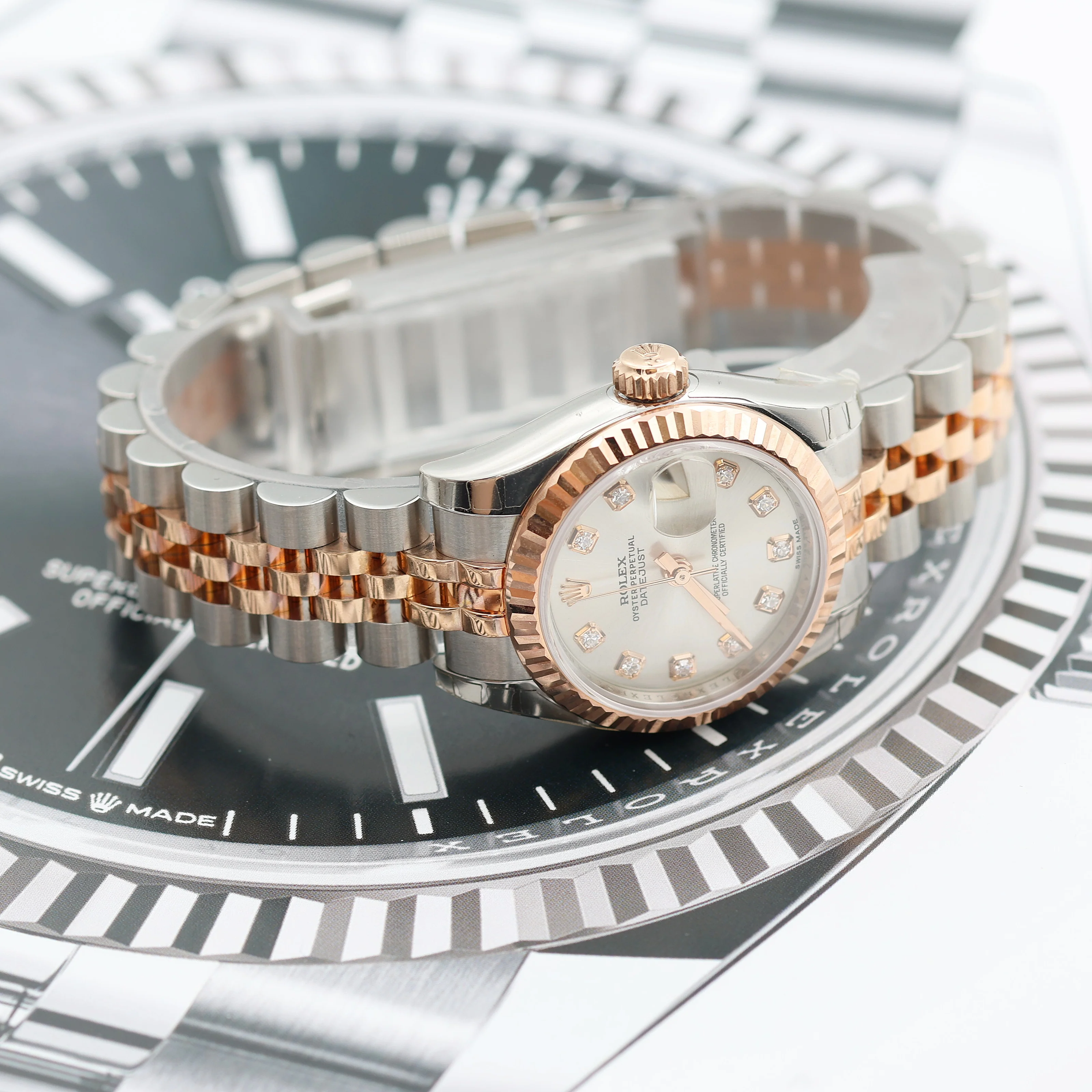 Rolex Lady Datejust ref. 179171 Silver Diamonds - Full set - Image 11