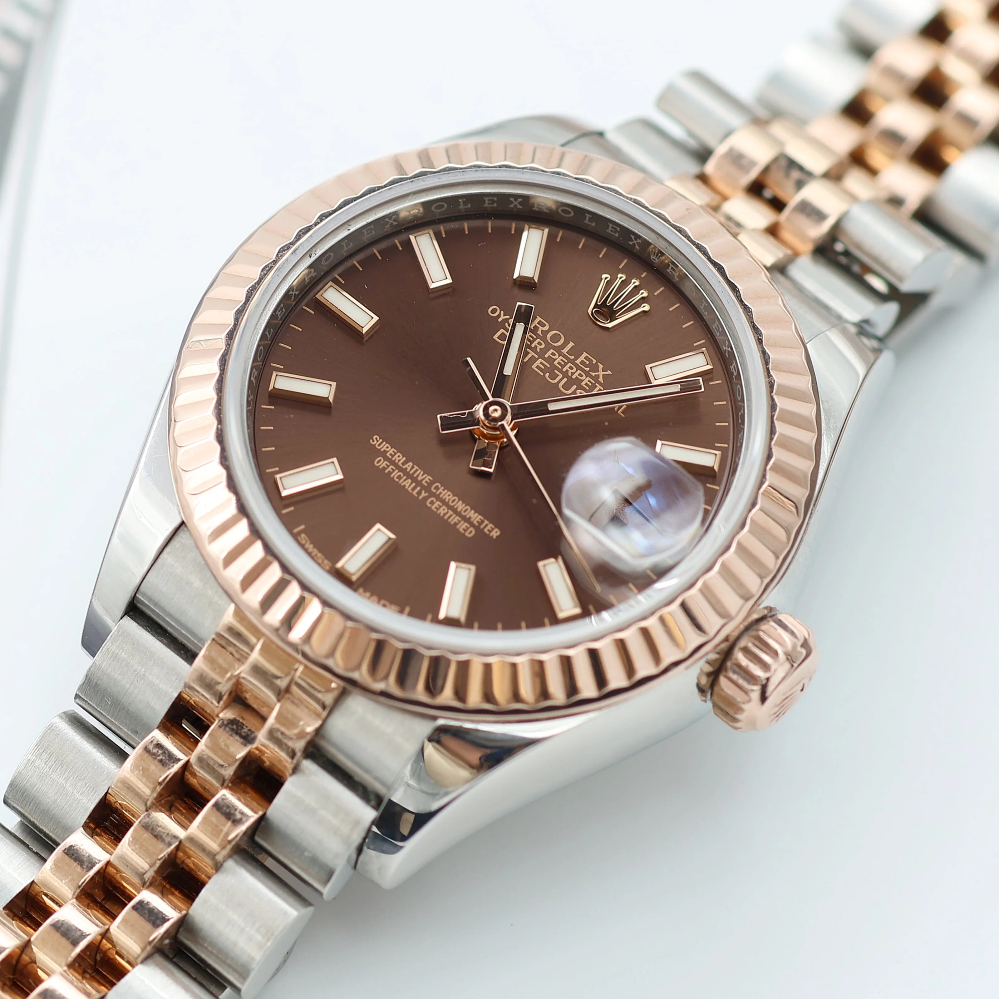 Rolex Lady Datejust ref. 279171 - Chocolate Dial - Jubilee - Full Set - Image 10