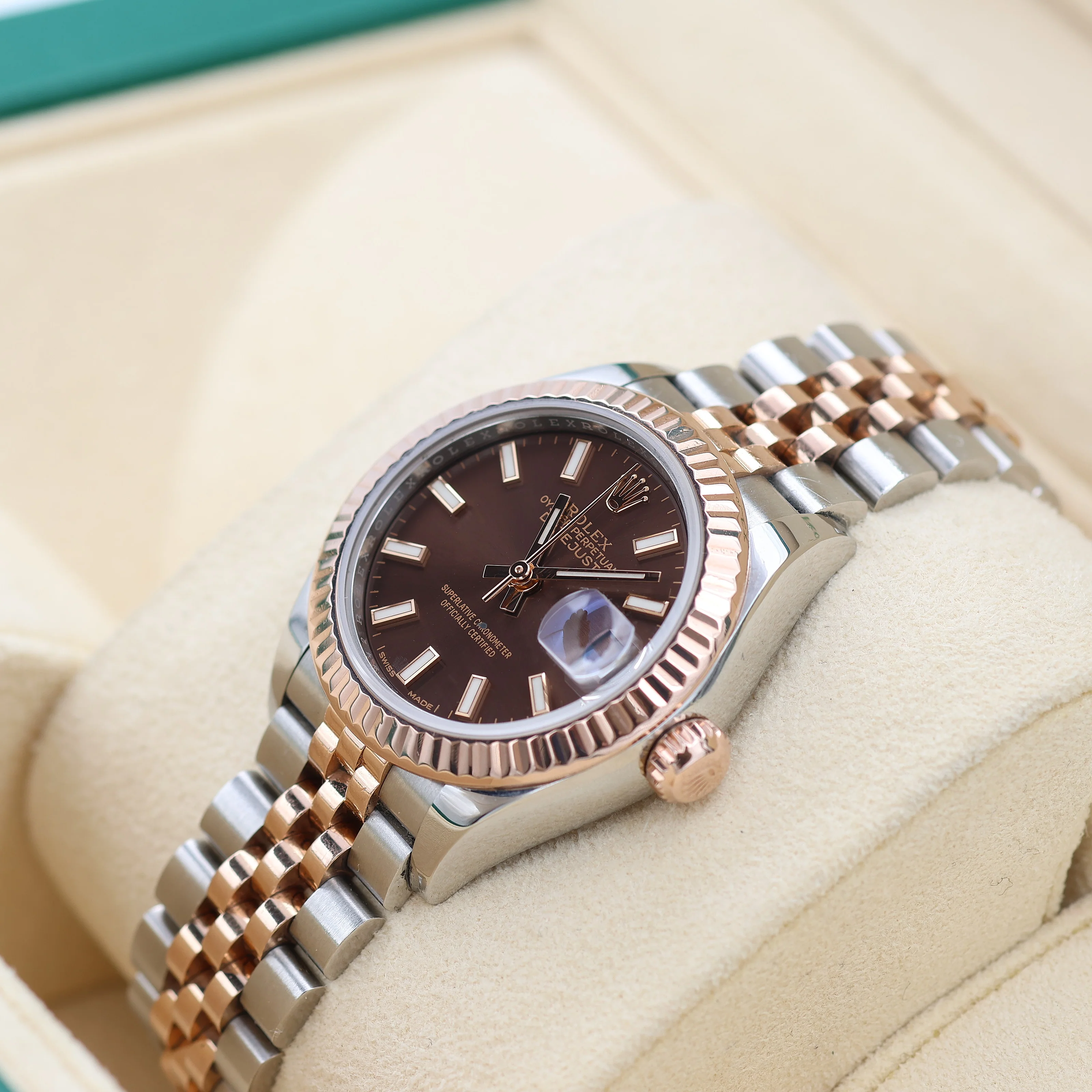 Rolex Lady Datejust ref. 279171 - Chocolate Dial - Jubilee - Full Set - Image 6
